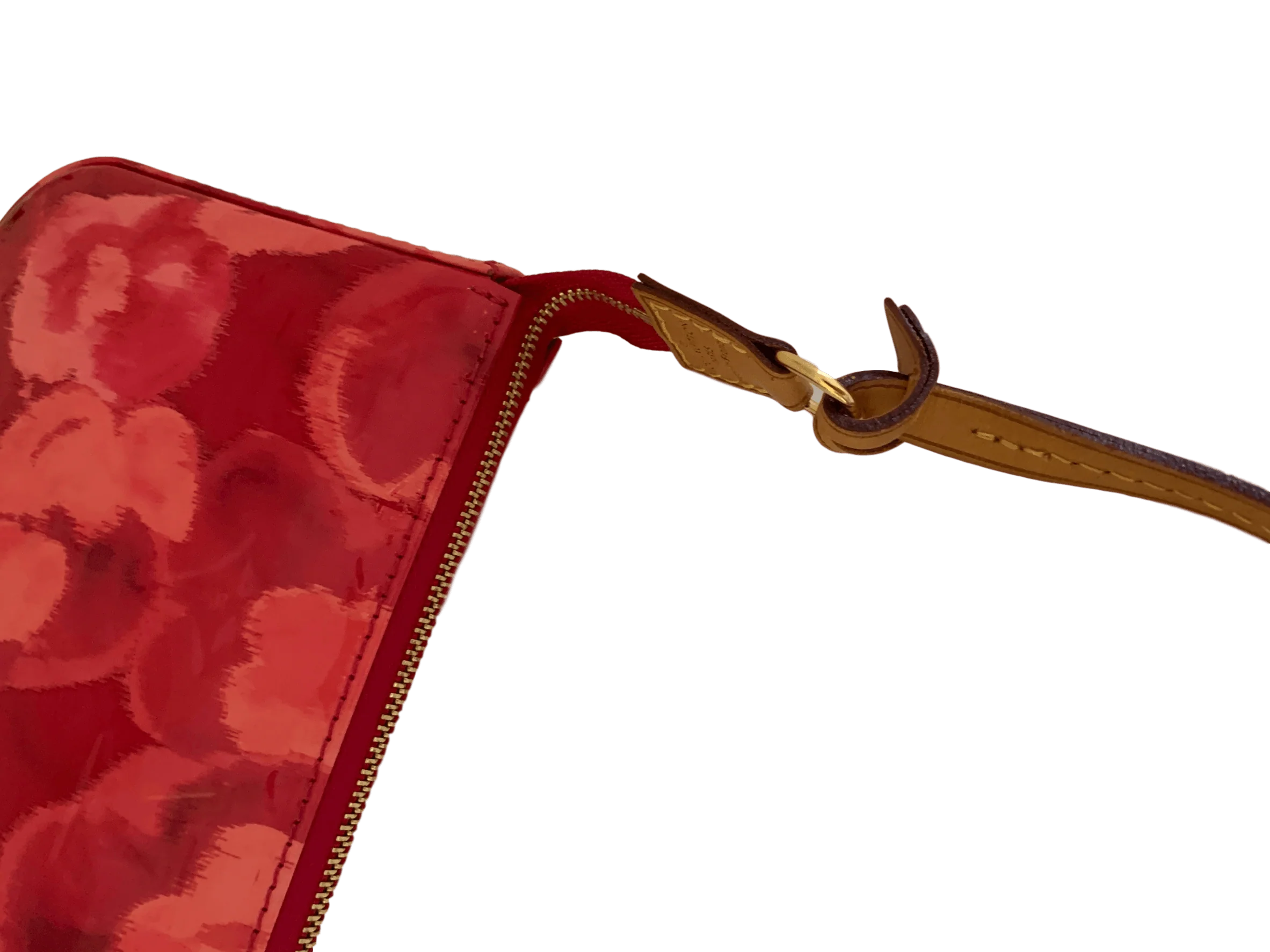 Louis Vuitton Red Ikat Monogram Shoulder Bag - Image 4