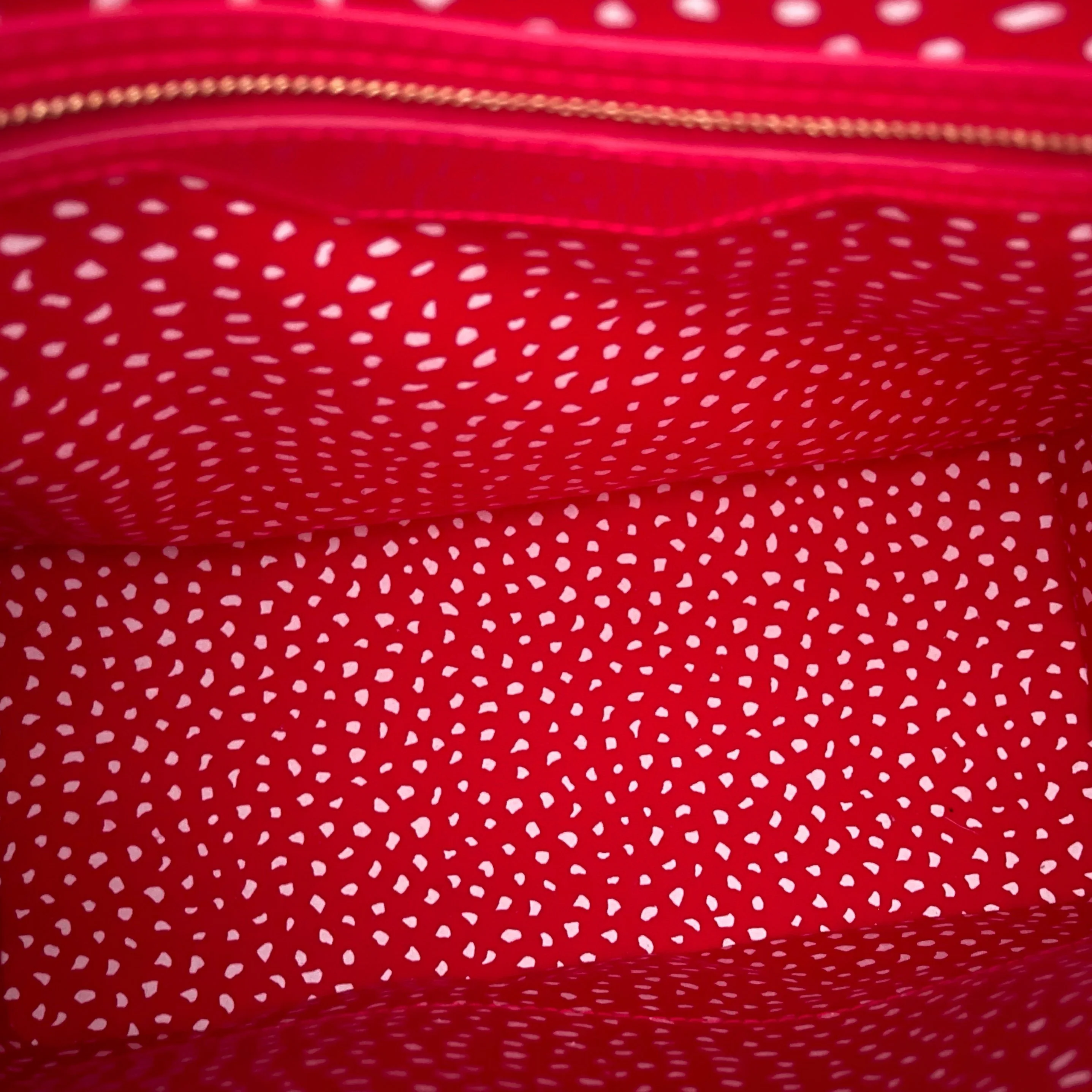 Louis Vuitton Red Monogram Kusama Vernis Top Handle Bag - Image 4