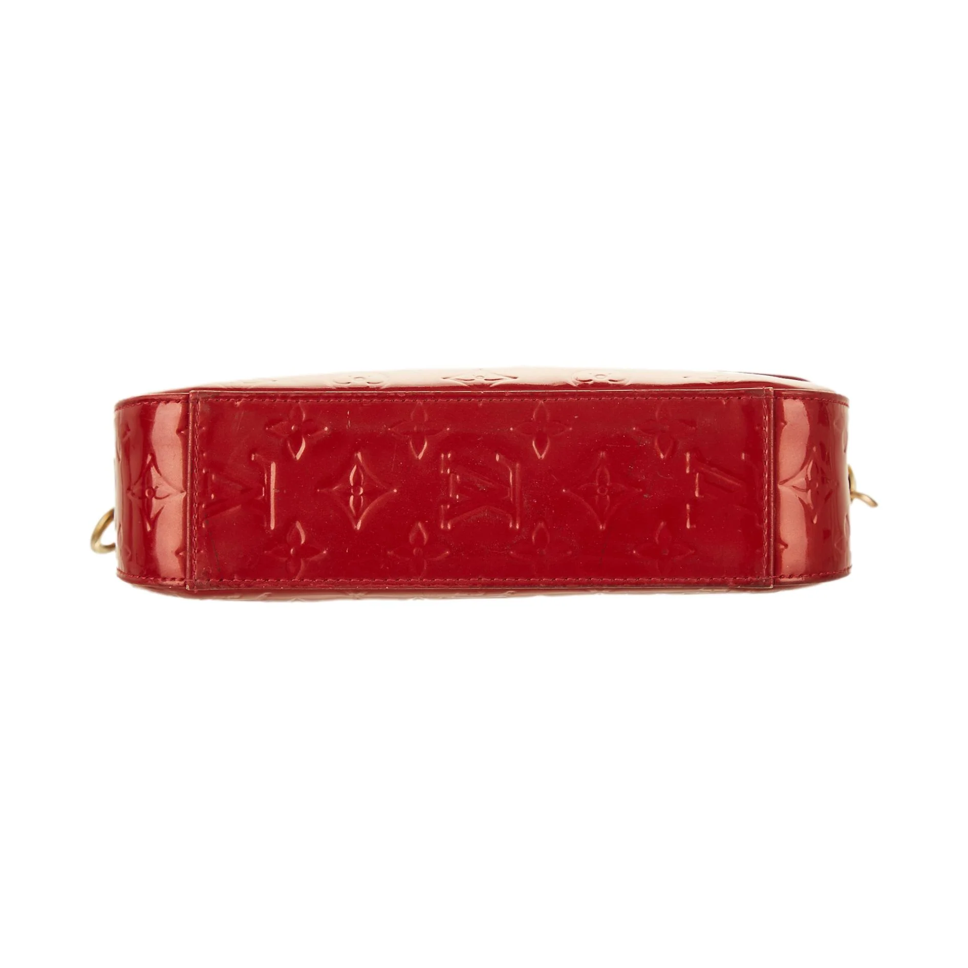Louis Vuitton Red Monogram Patent Shoulder Bag - Image 3