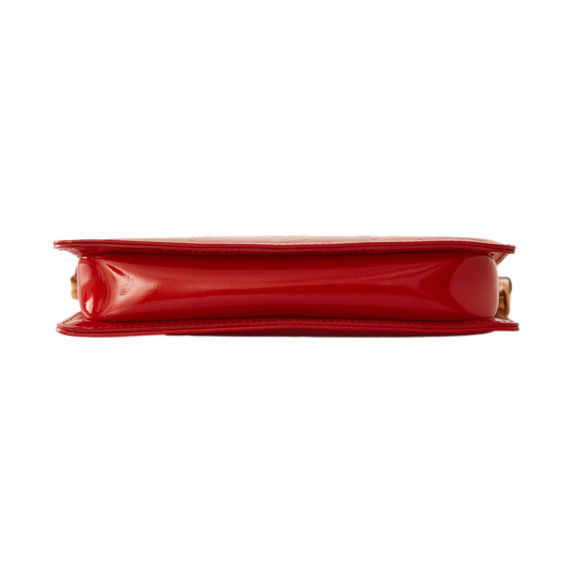 Louis Vuitton Red Monogram Vernis Mini Shoulder Bag - Image 3