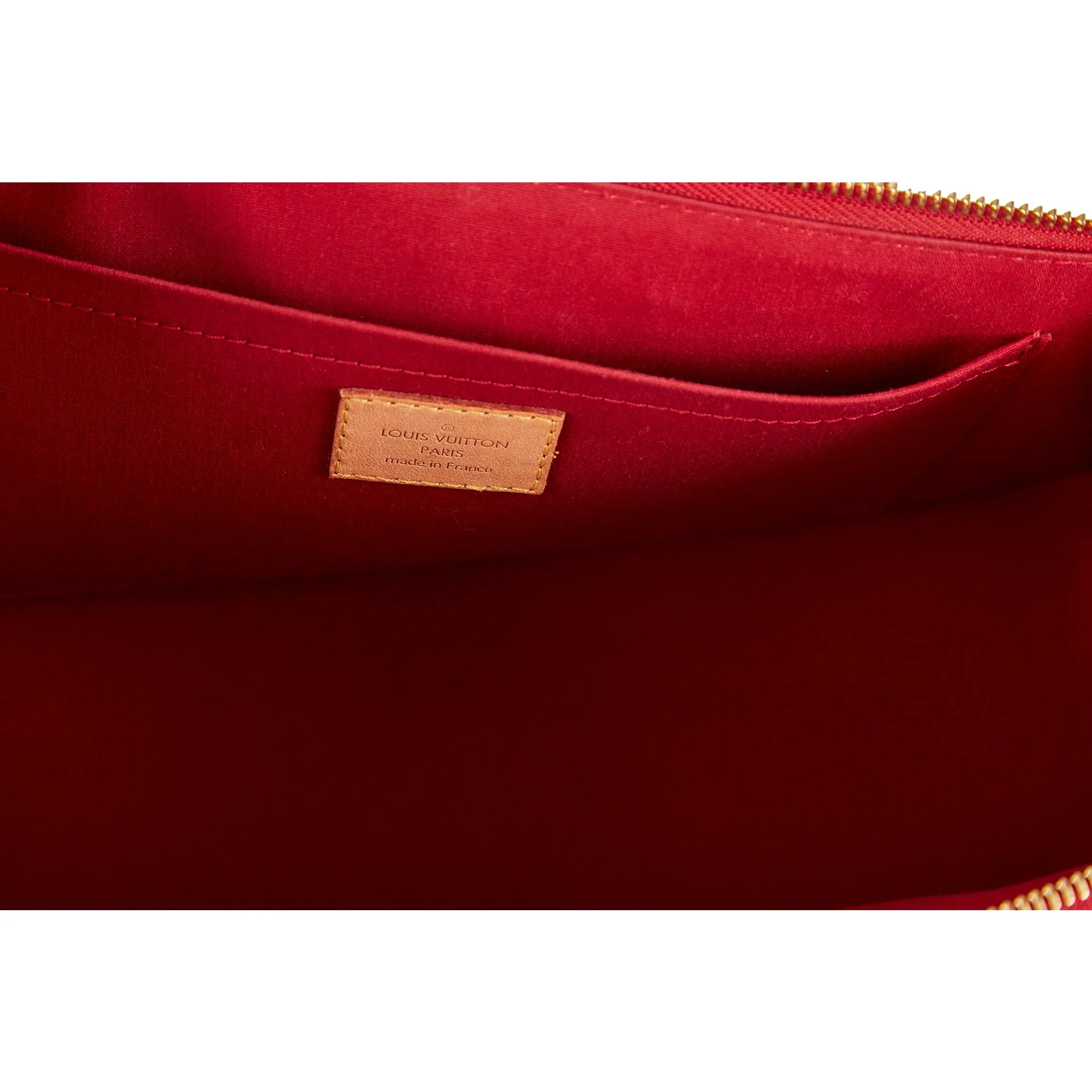 Louis Vuitton Red Monogram Vernis Shoulder Bag - Image 4