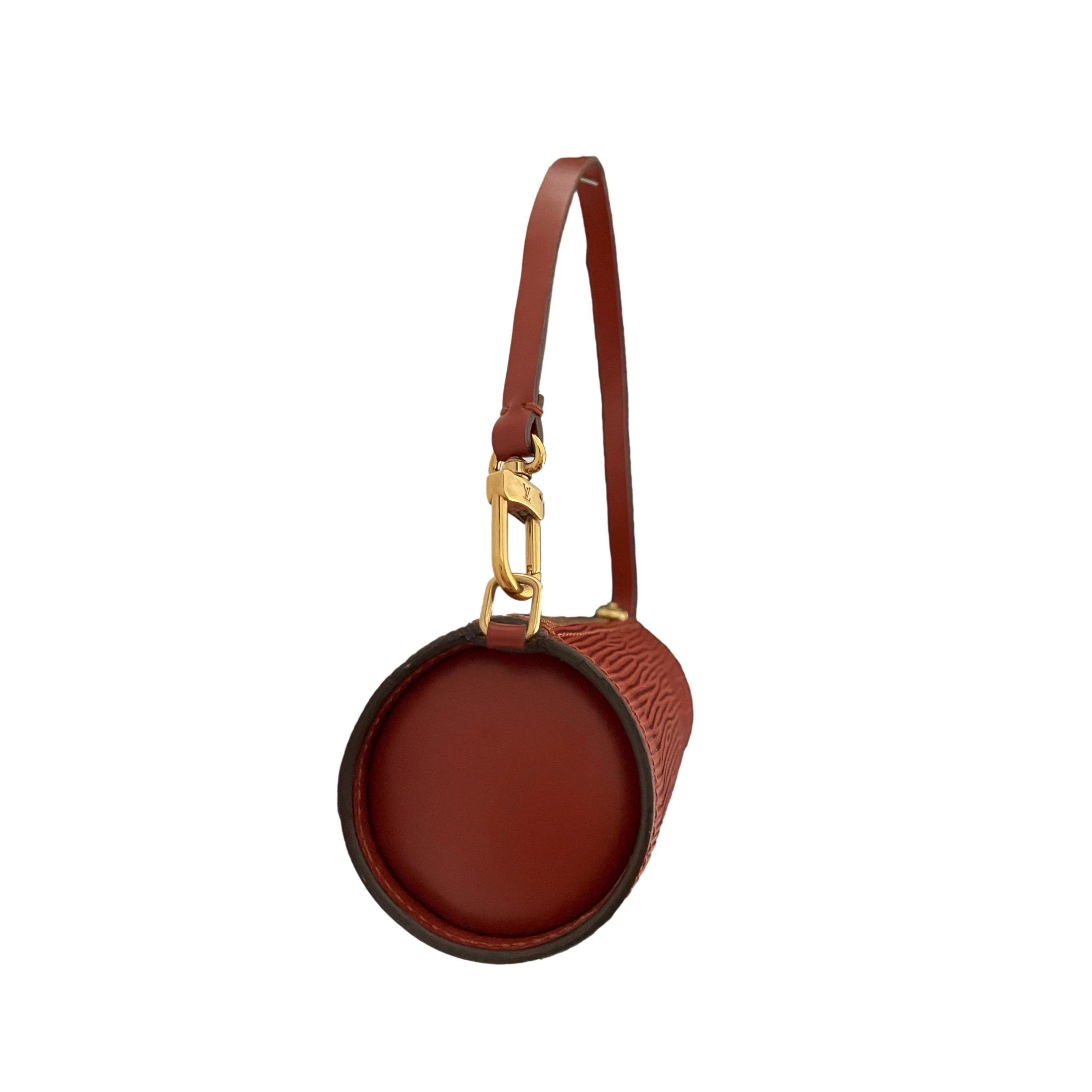 Louis Vuitton Rust Epi Micro Cylinder Bag - Image 3