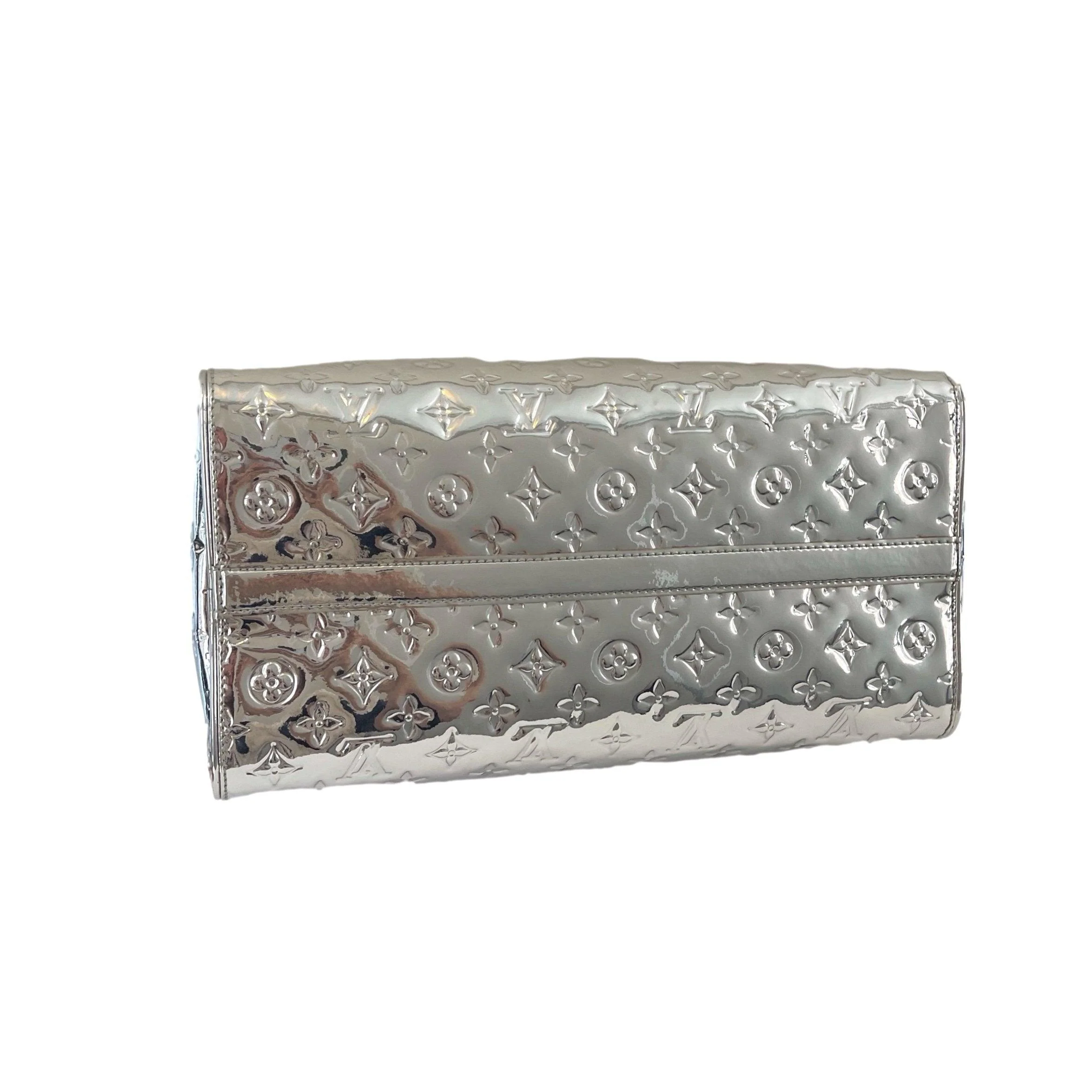 Louis Vuitton Silver Miroir Speedy Bag - Image 5