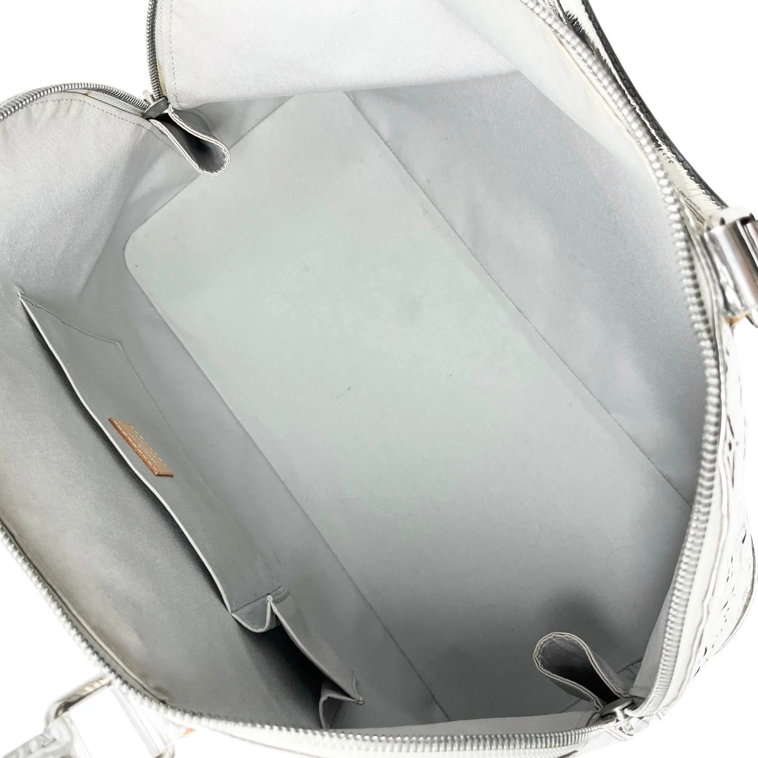 Louis Vuitton Silver Monogram Miroir Alma GM Bag - Image 7