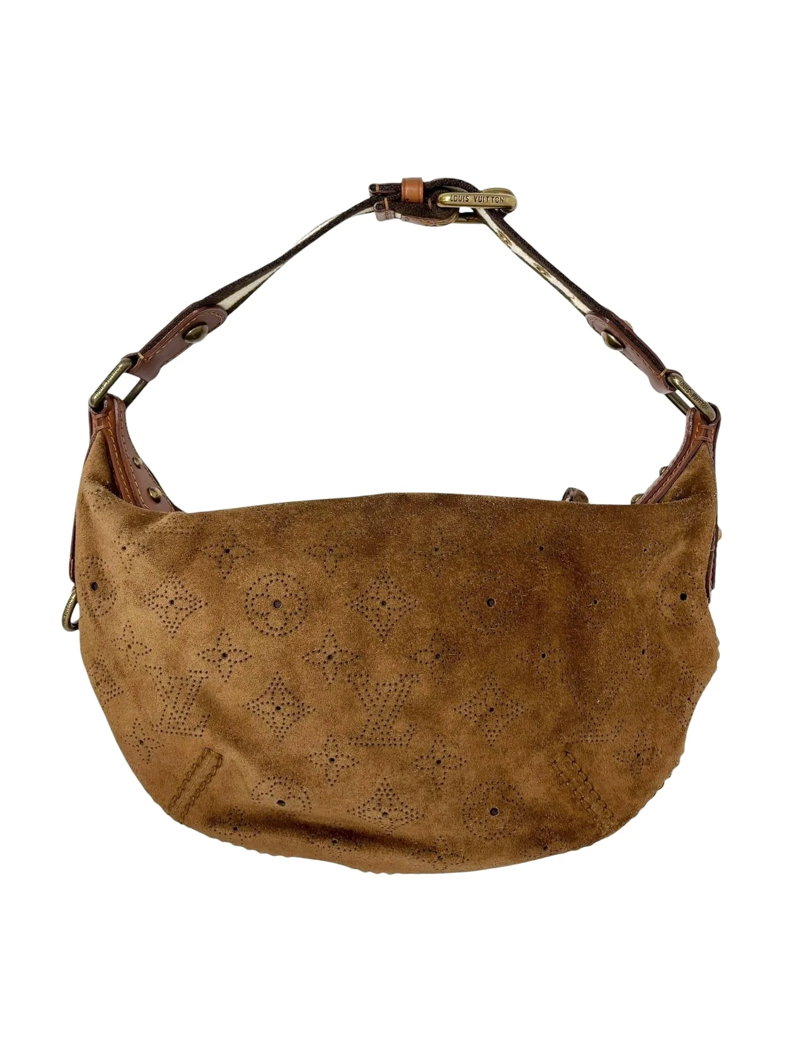 Louis Vuitton Suede Logo Mini Shoulder Bag - Image 2