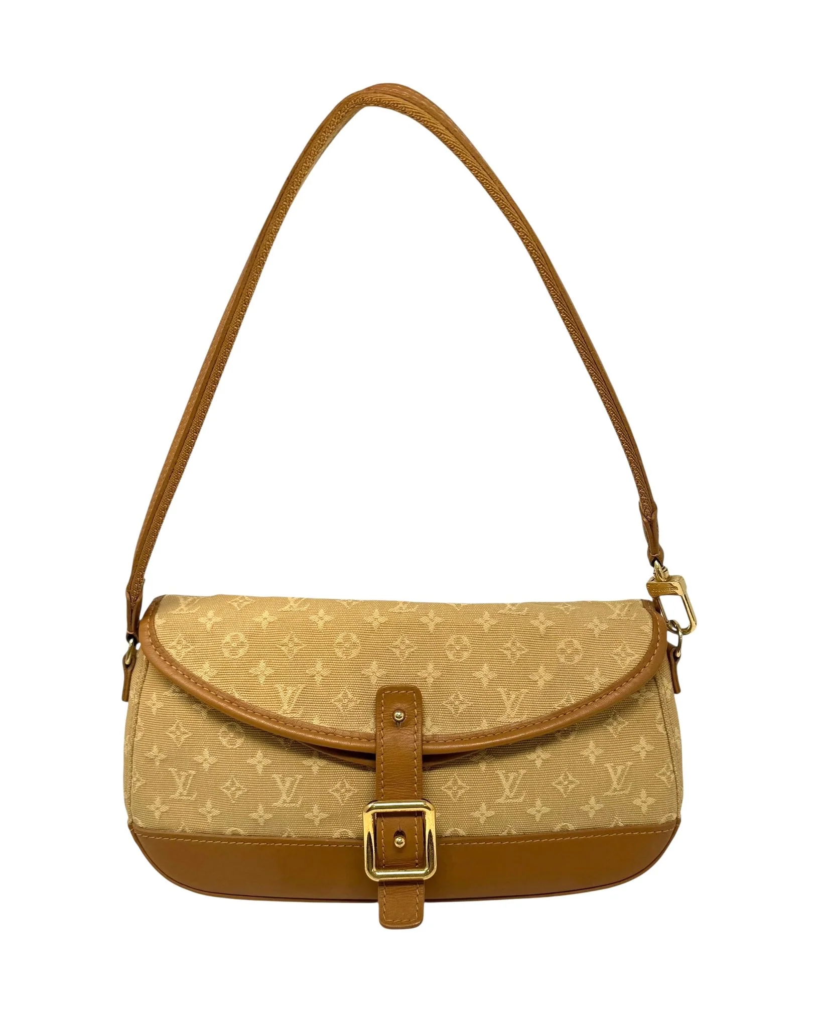 Louis Vuitton Tan Canvas Shoulder Bag