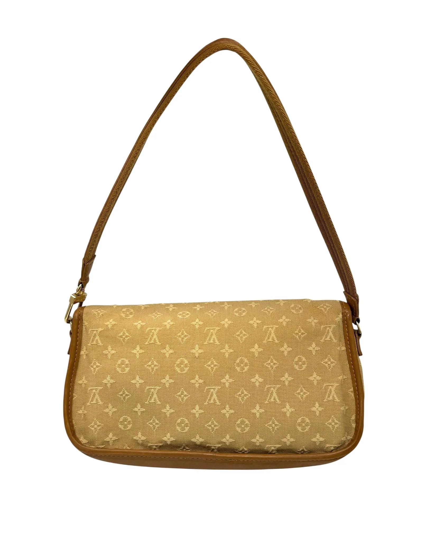 Louis Vuitton Tan Canvas Shoulder Bag - Image 2