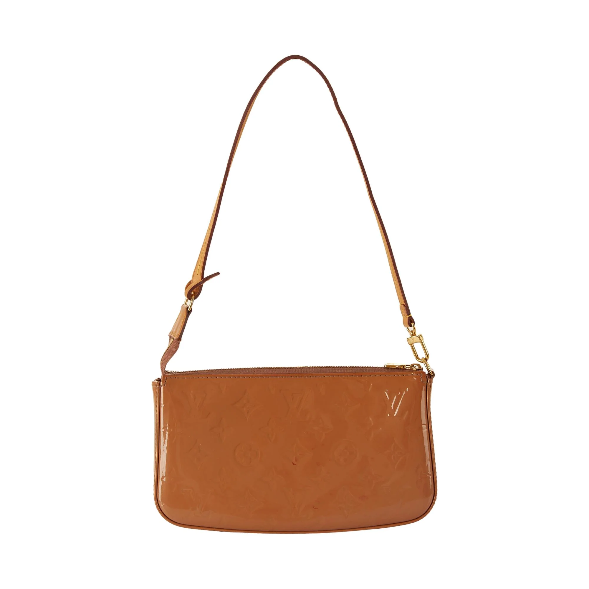 Louis Vuitton Tan Vernis Monogram Shoulder Bag - Image 2