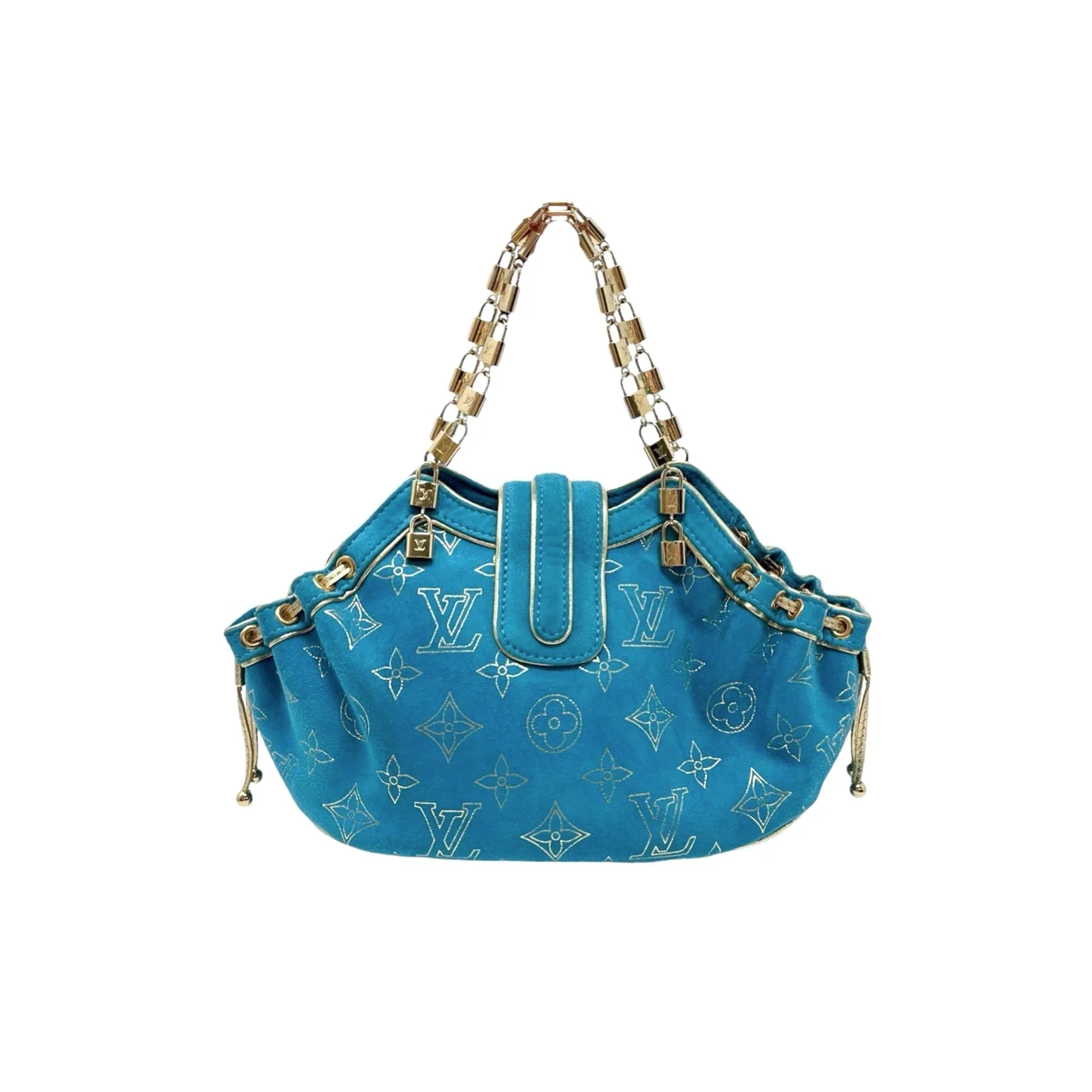 Louis Vuitton Turquoise Mini Lock Bag - Image 2