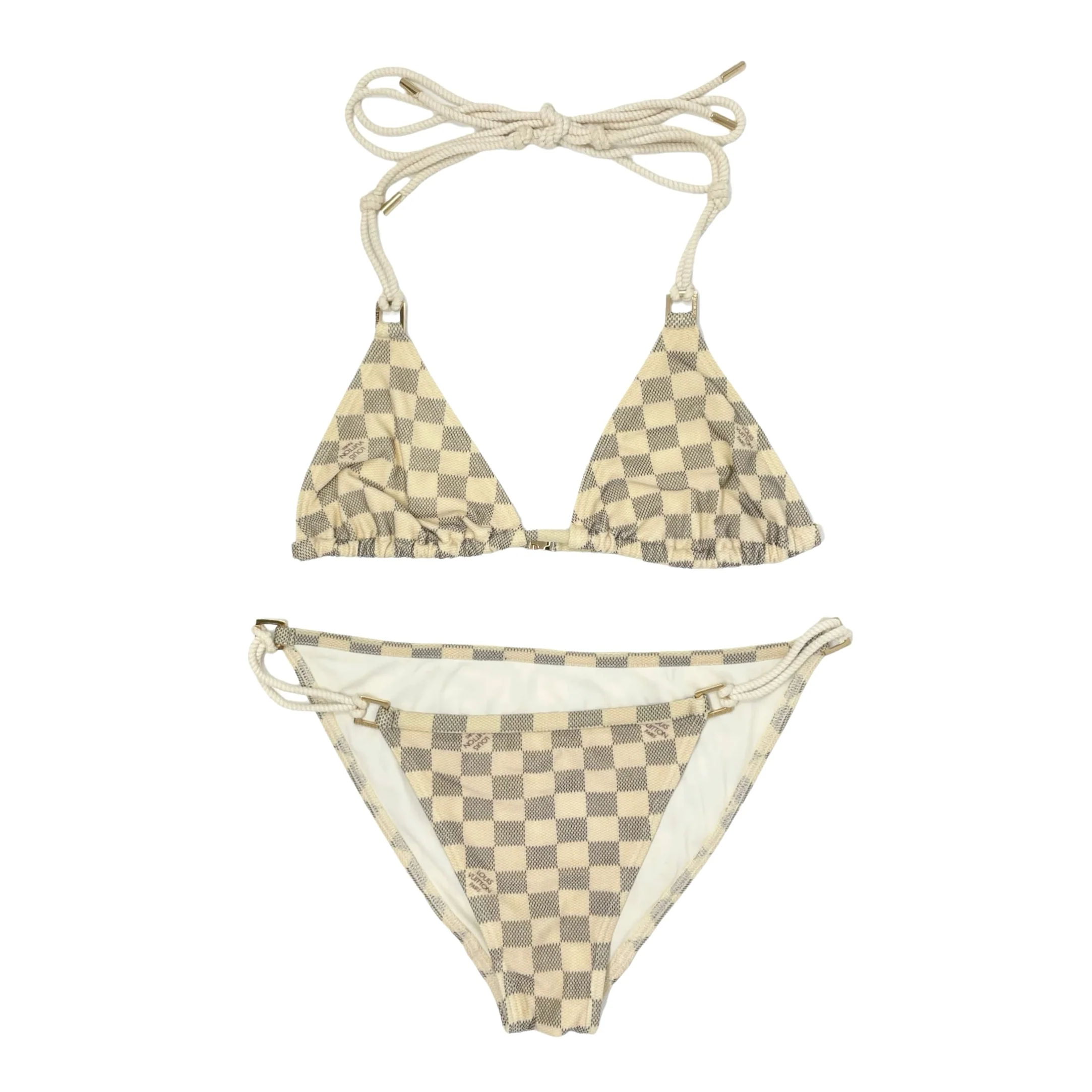 Louis Vuitton White Damier Bikini