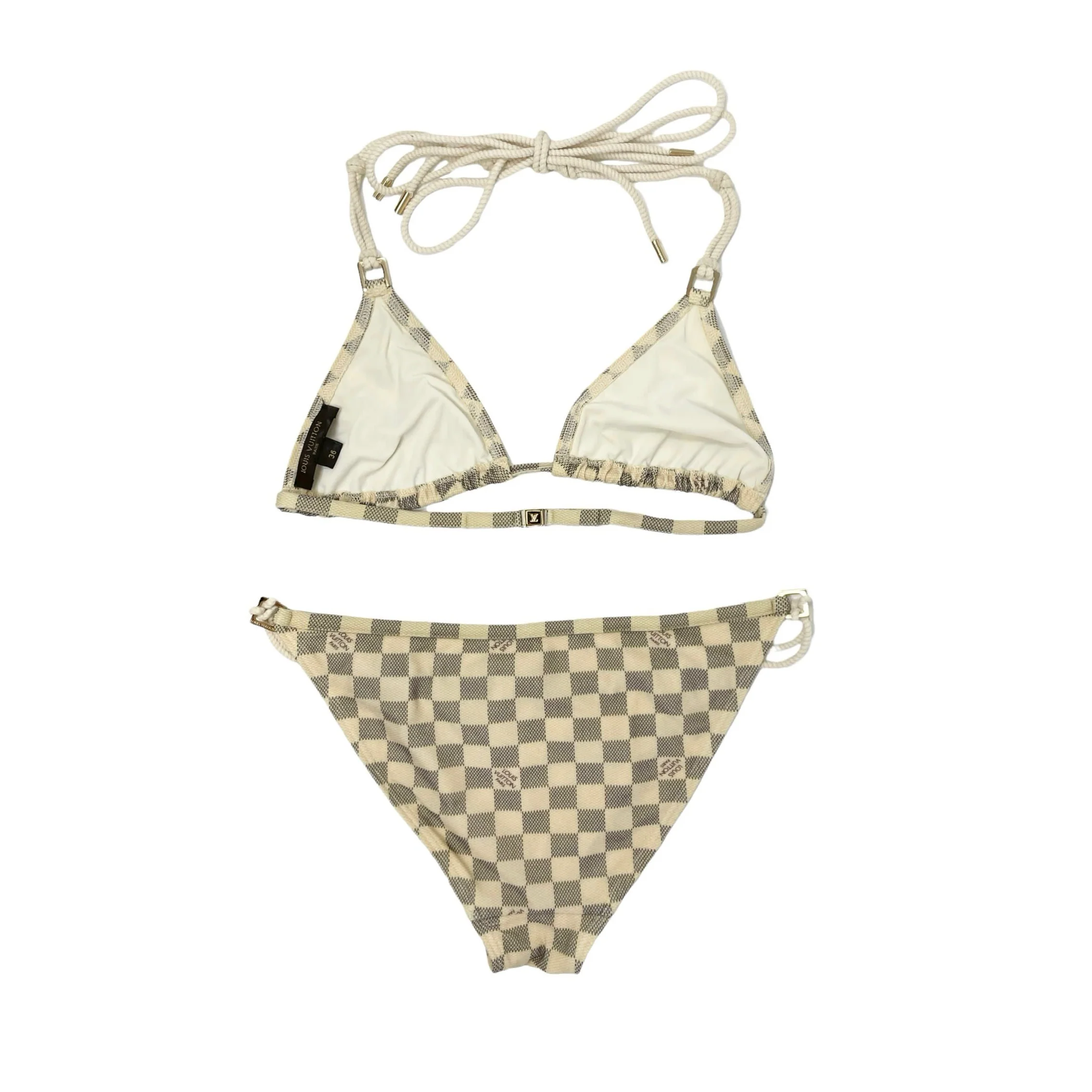 Louis Vuitton White Damier Bikini - Image 2