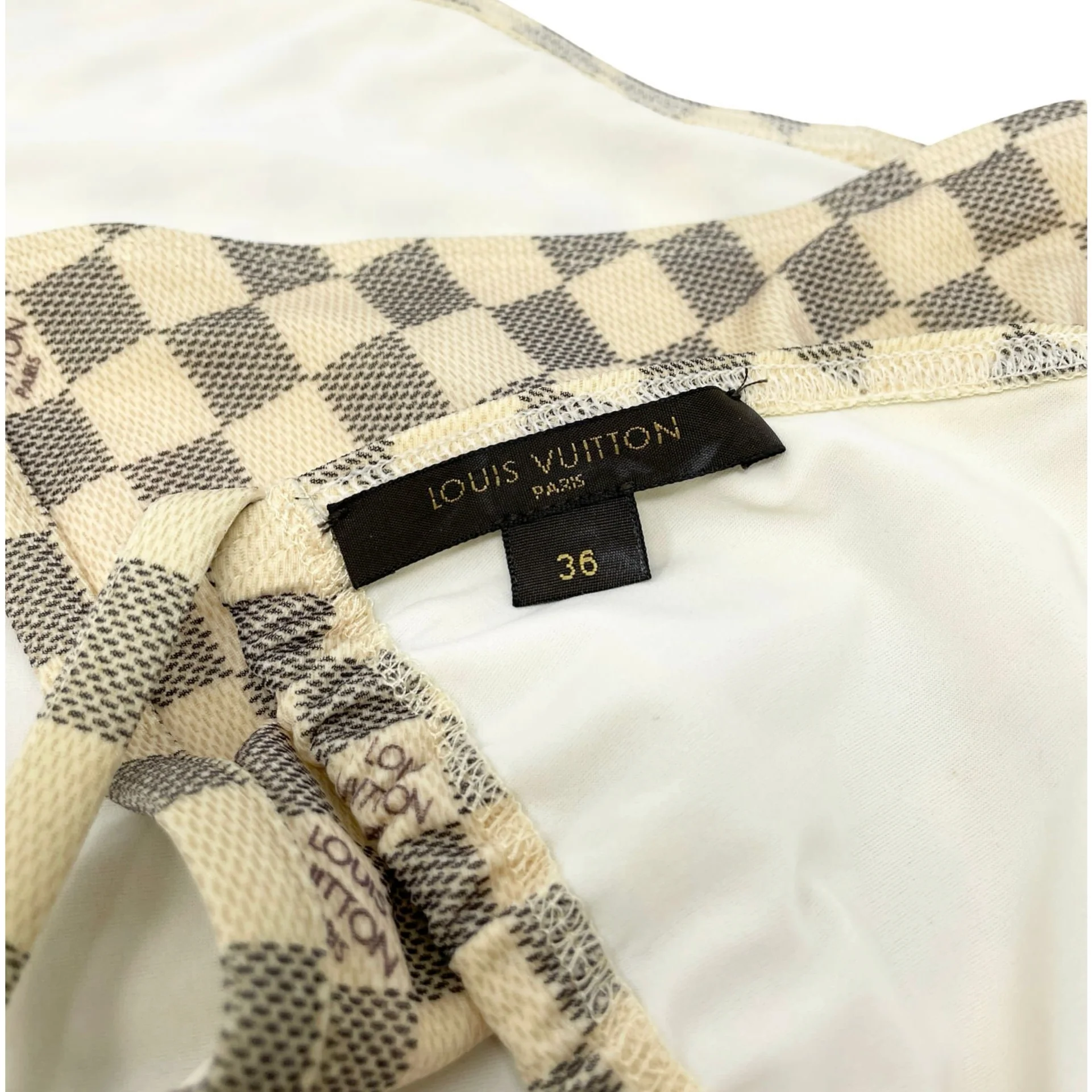 Louis Vuitton White Damier Bikini - Image 3