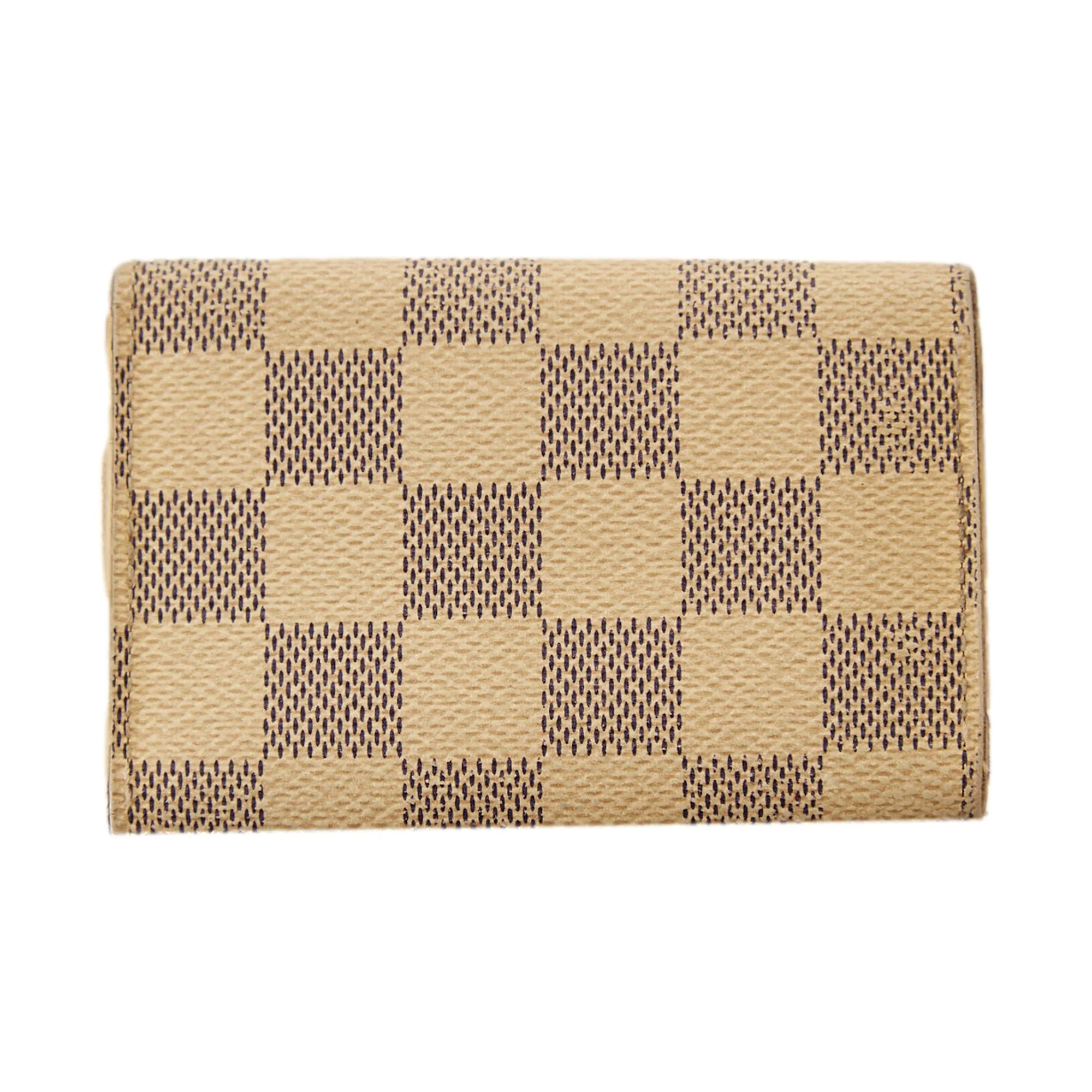 Louis Vuitton White Damier Card/Key Holder - Image 2