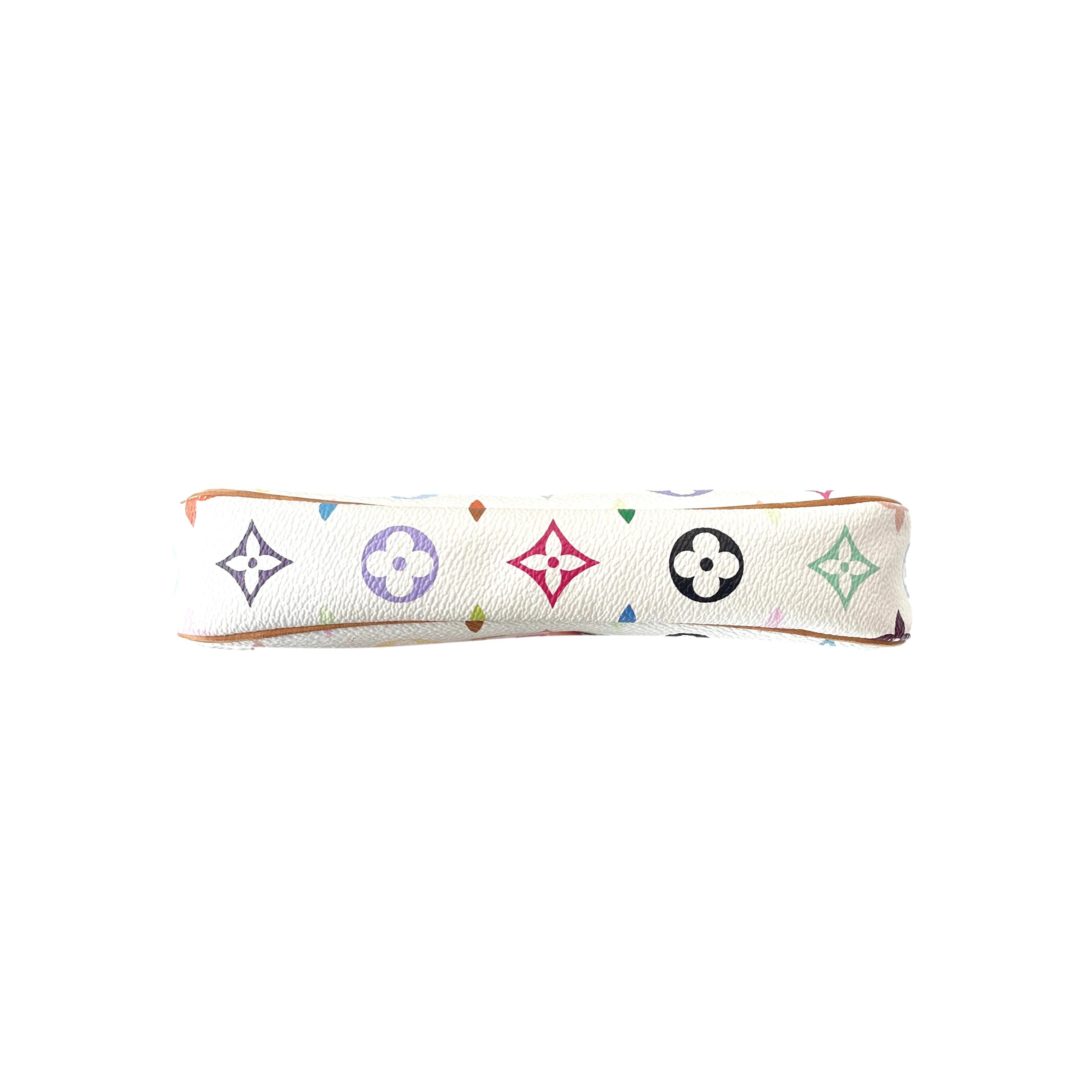 Louis Vuitton White Multicolor Pochette - Image 3