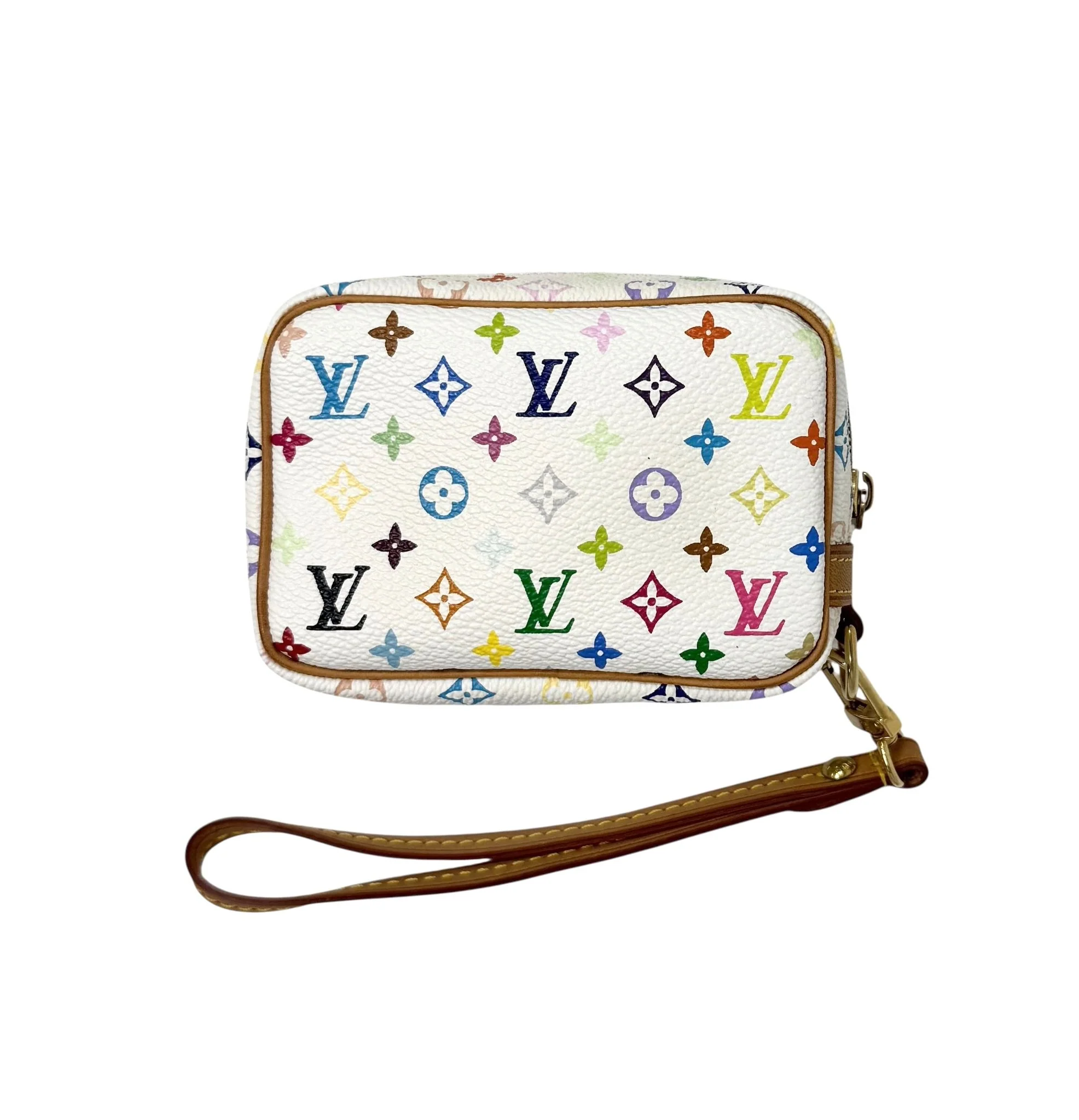 Louis Vuitton White Murakmi Mini Wristlet - Image 2