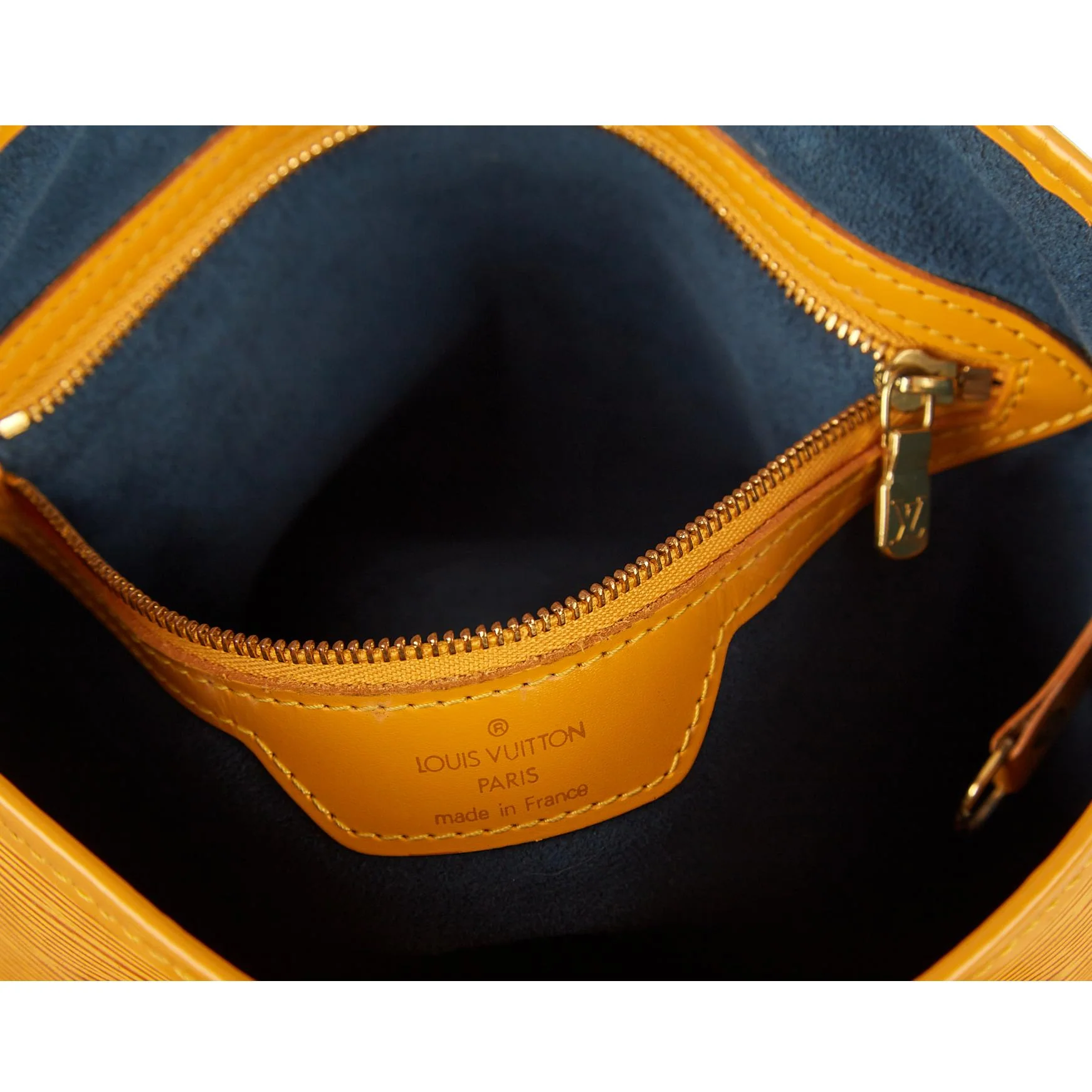 Louis Vuitton Yellow Epi Bucket Bag - Image 4