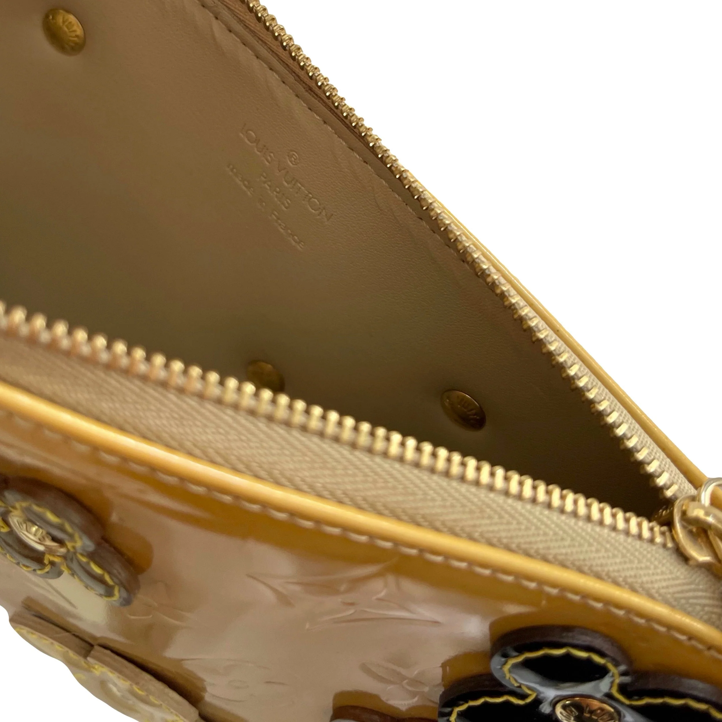 Louis Vuitton Yellow Floral Shoulder Bag - Image 3