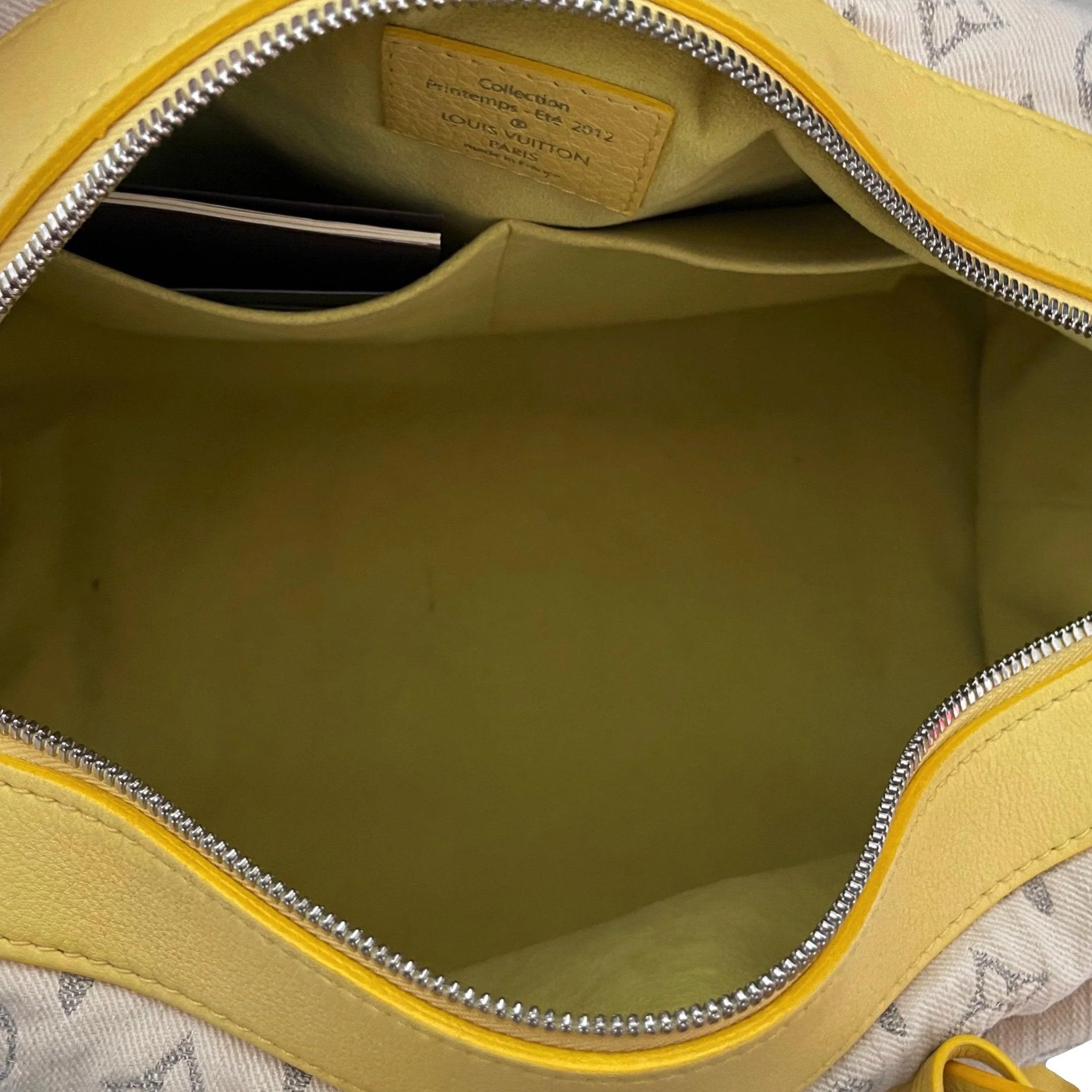 Louis Vuitton Yellow Monogram Canvas Bag - Image 7
