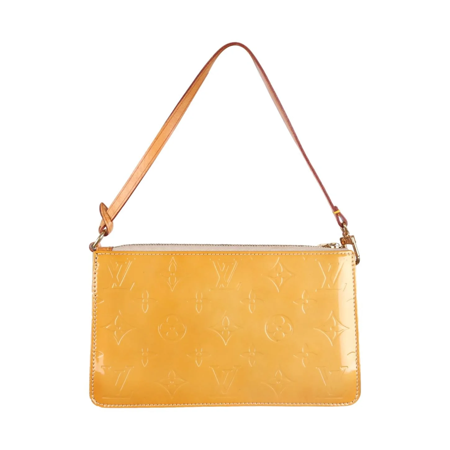 Louis Vuitton Yellow Vernis Shoulder Bag - Image 2