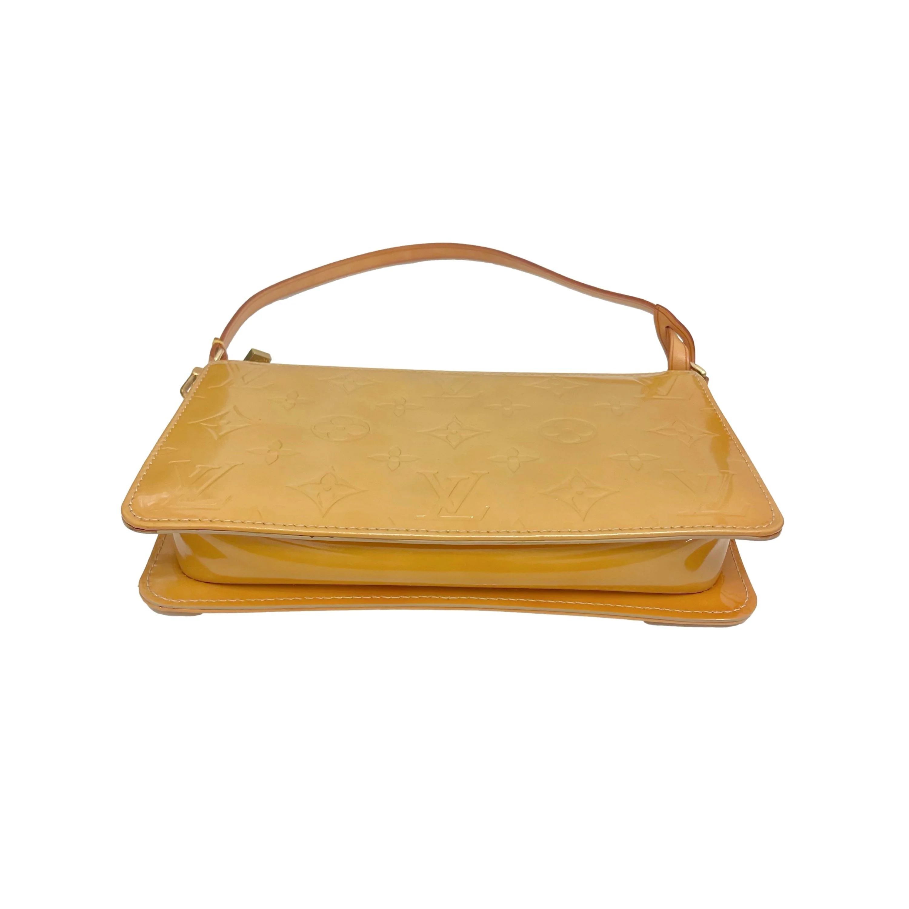 Louis Vuitton Yellow Monogram Shoulder Bag - Image 3
