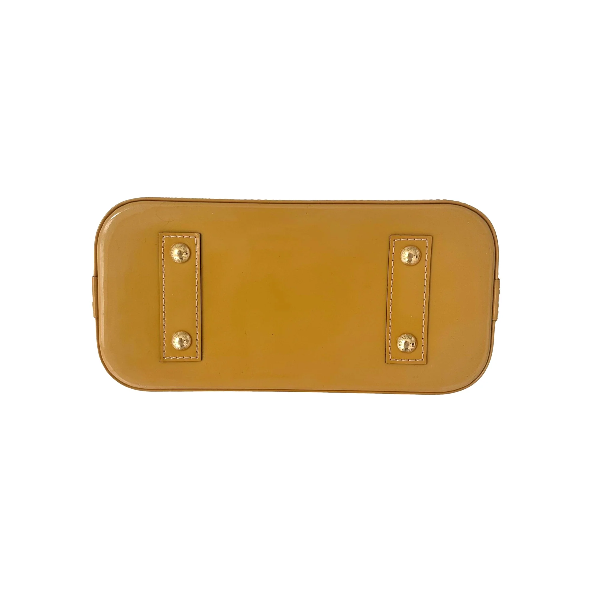 Louis Vuitton Yellow Vernis Alma 2-Way Bag - Image 2