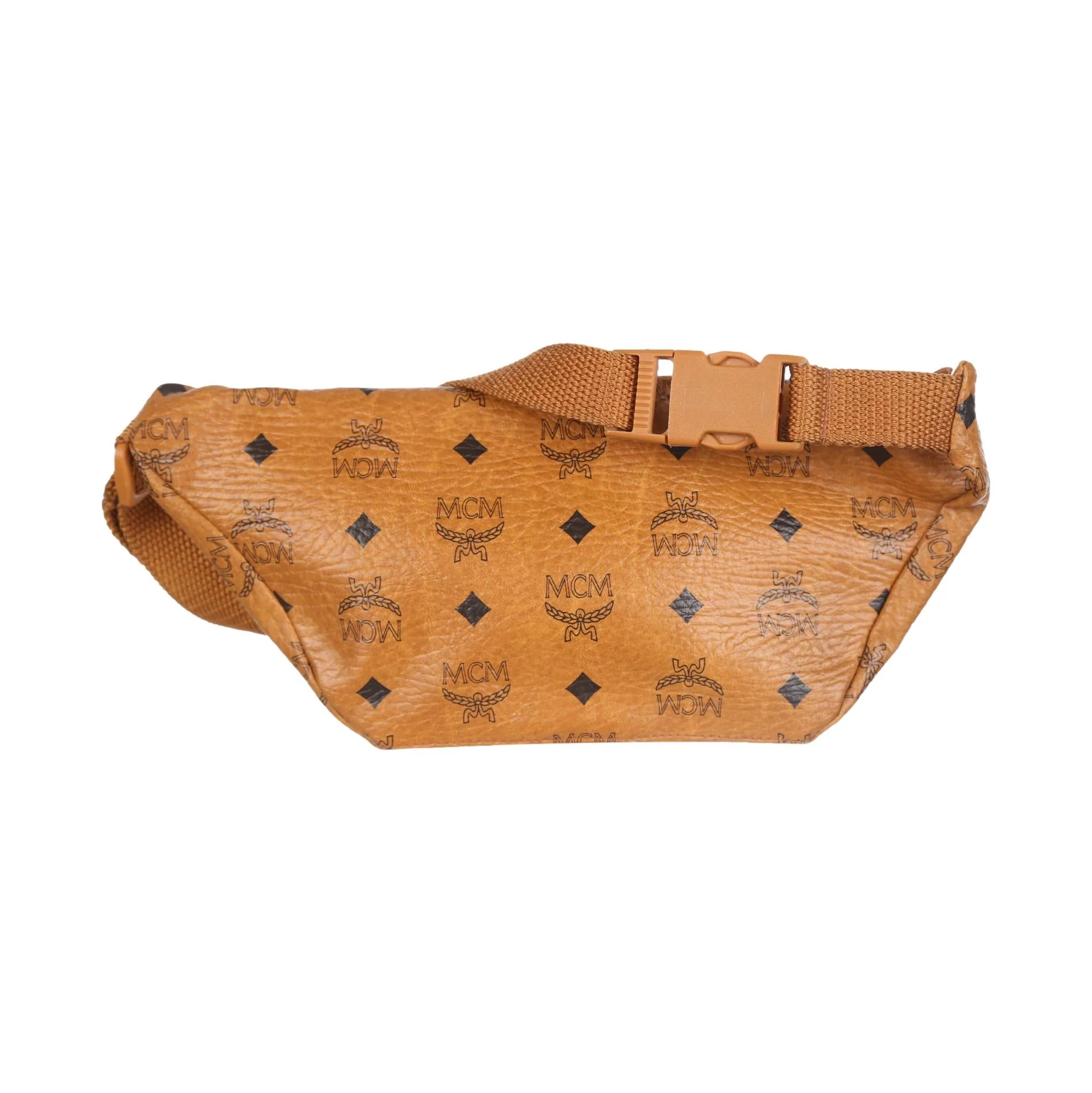MCM Brown Logo Fanny Pack - Image 2