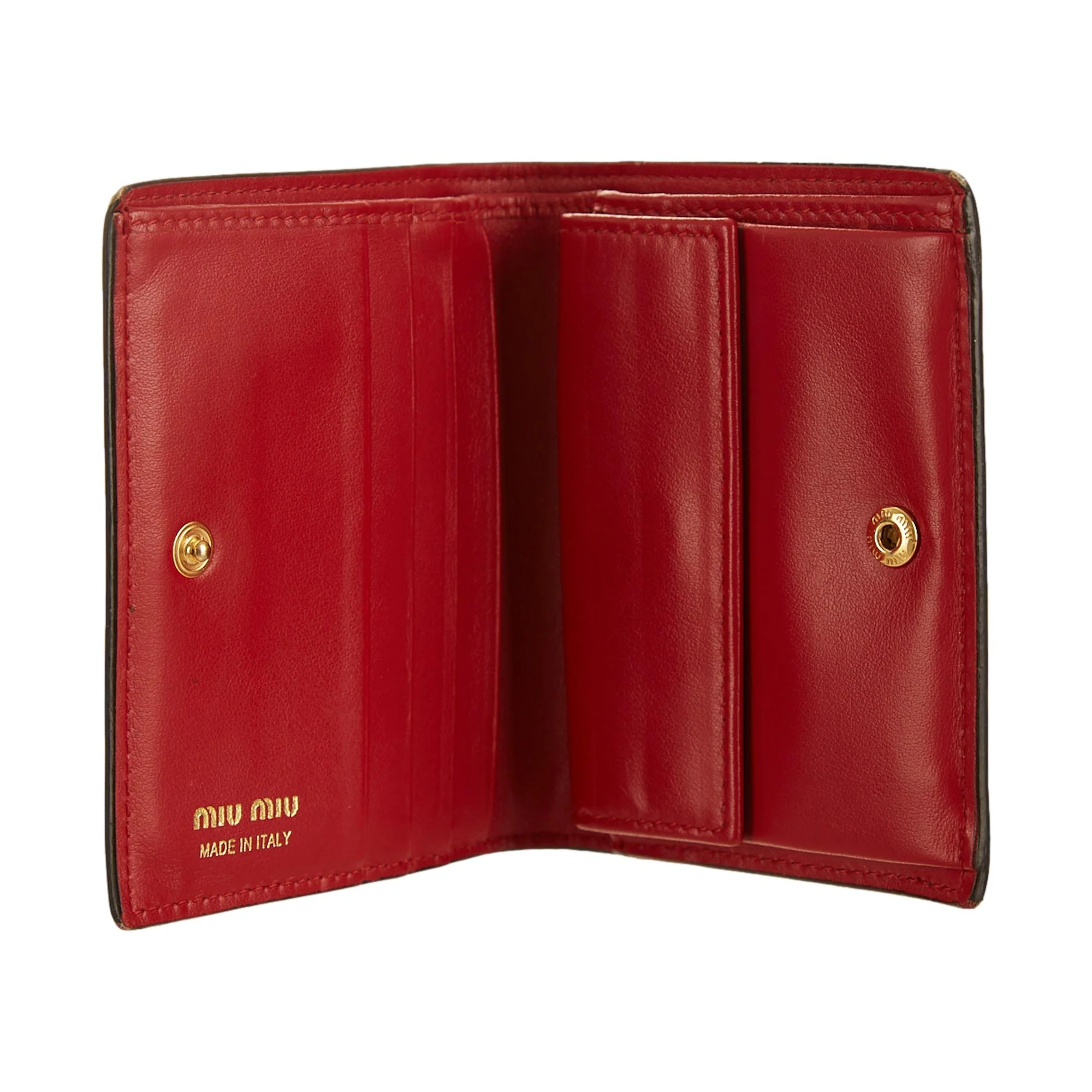 Miu Miu Black Cherry Wallet - Image 4