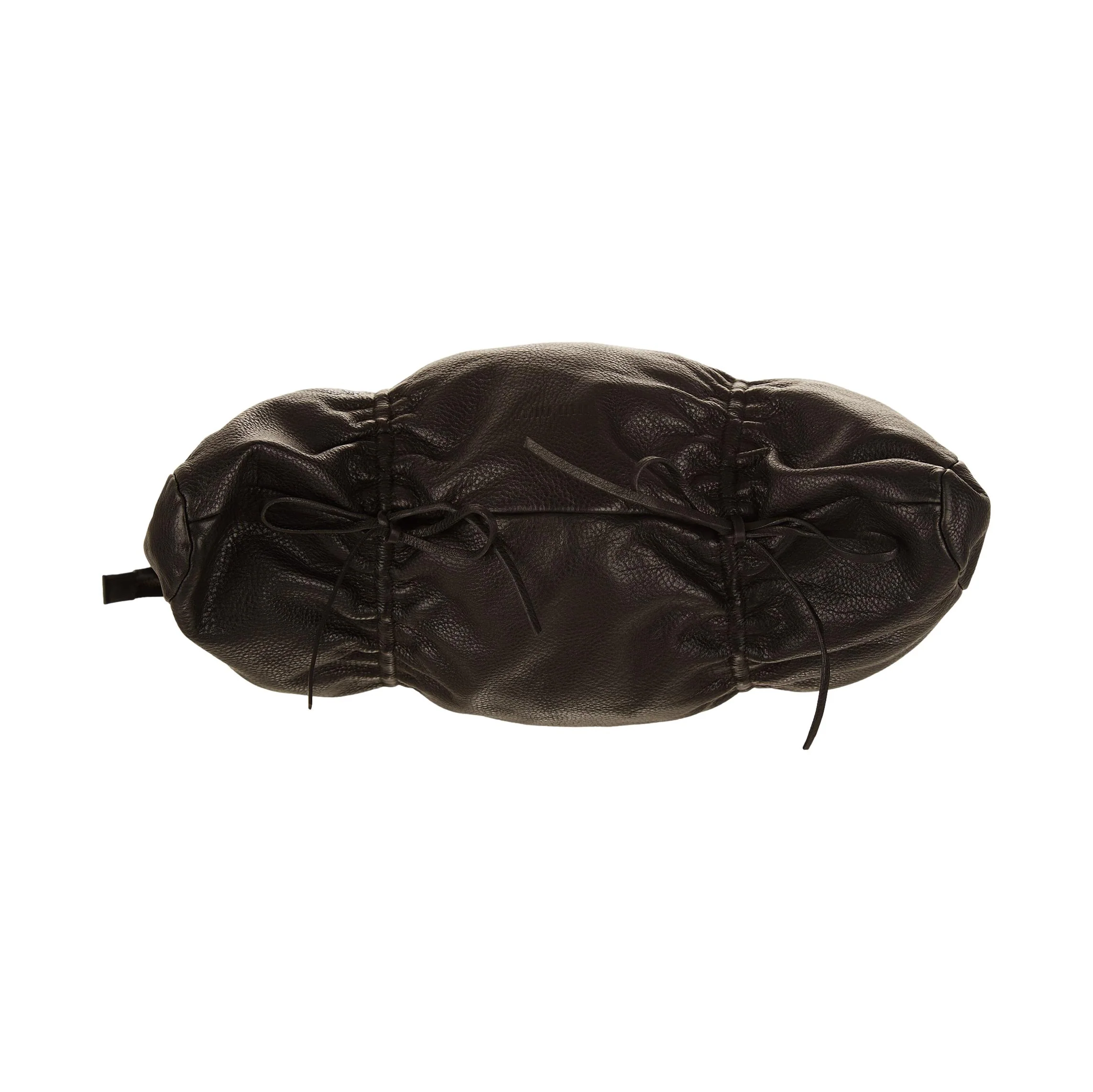 Miu Miu Black Cinched Shoulder Bag - Image 3