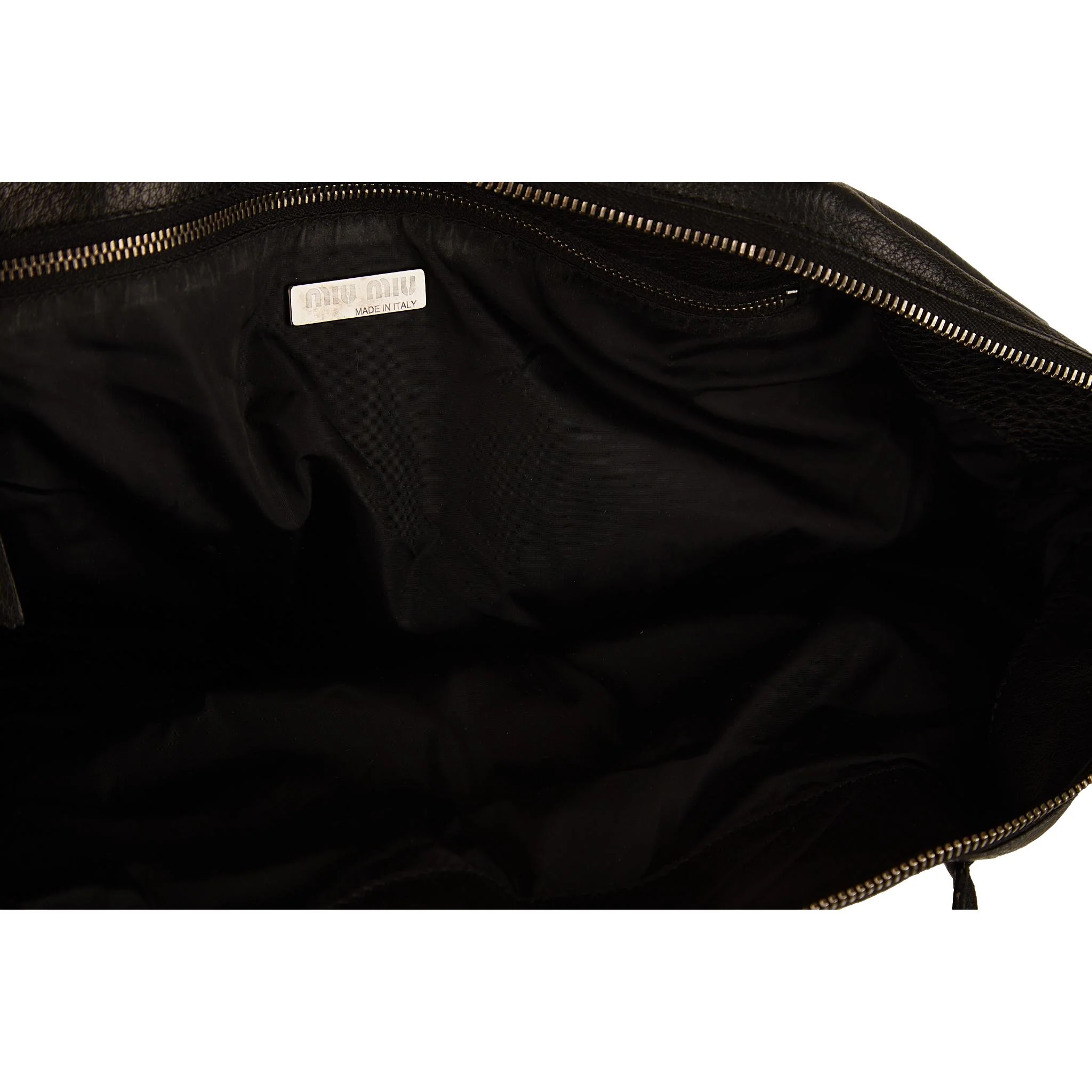 Miu Miu Black Cinched Shoulder Bag - Image 4