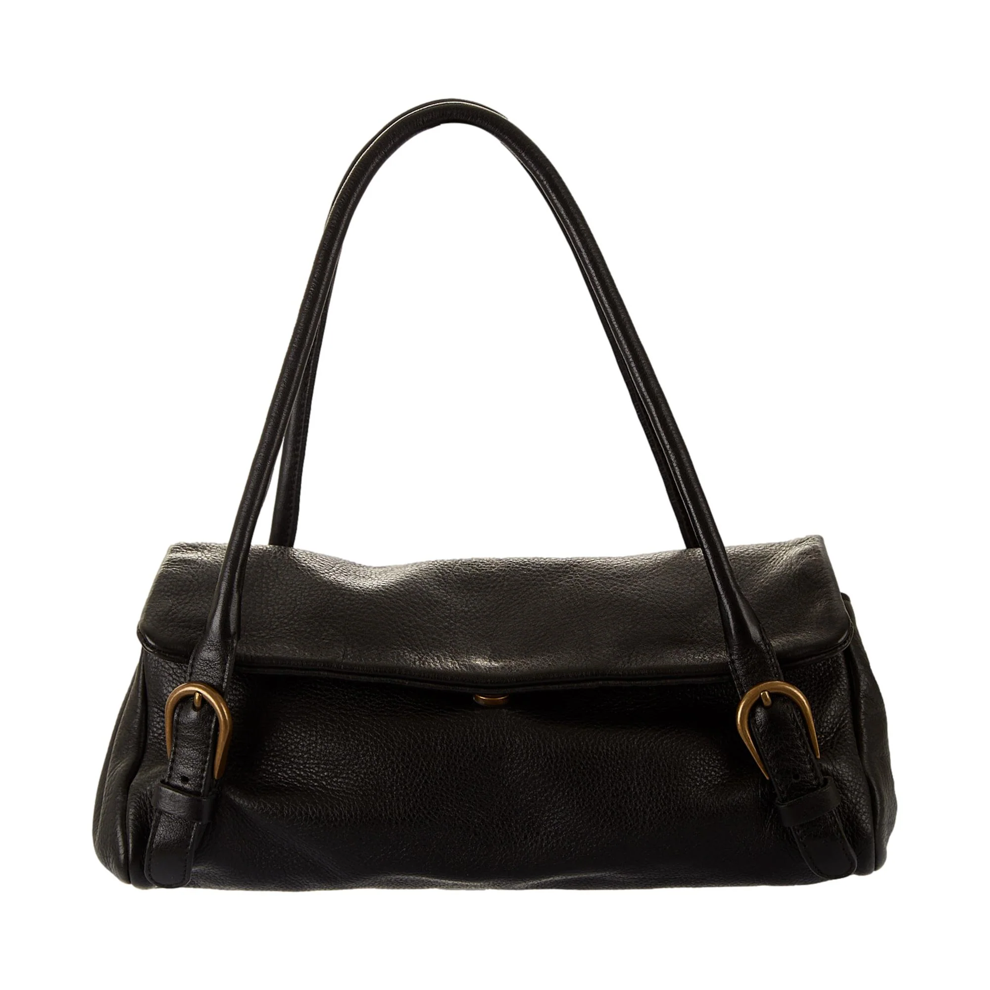 Miu Miu Black Leather Mini Shoulder Bag