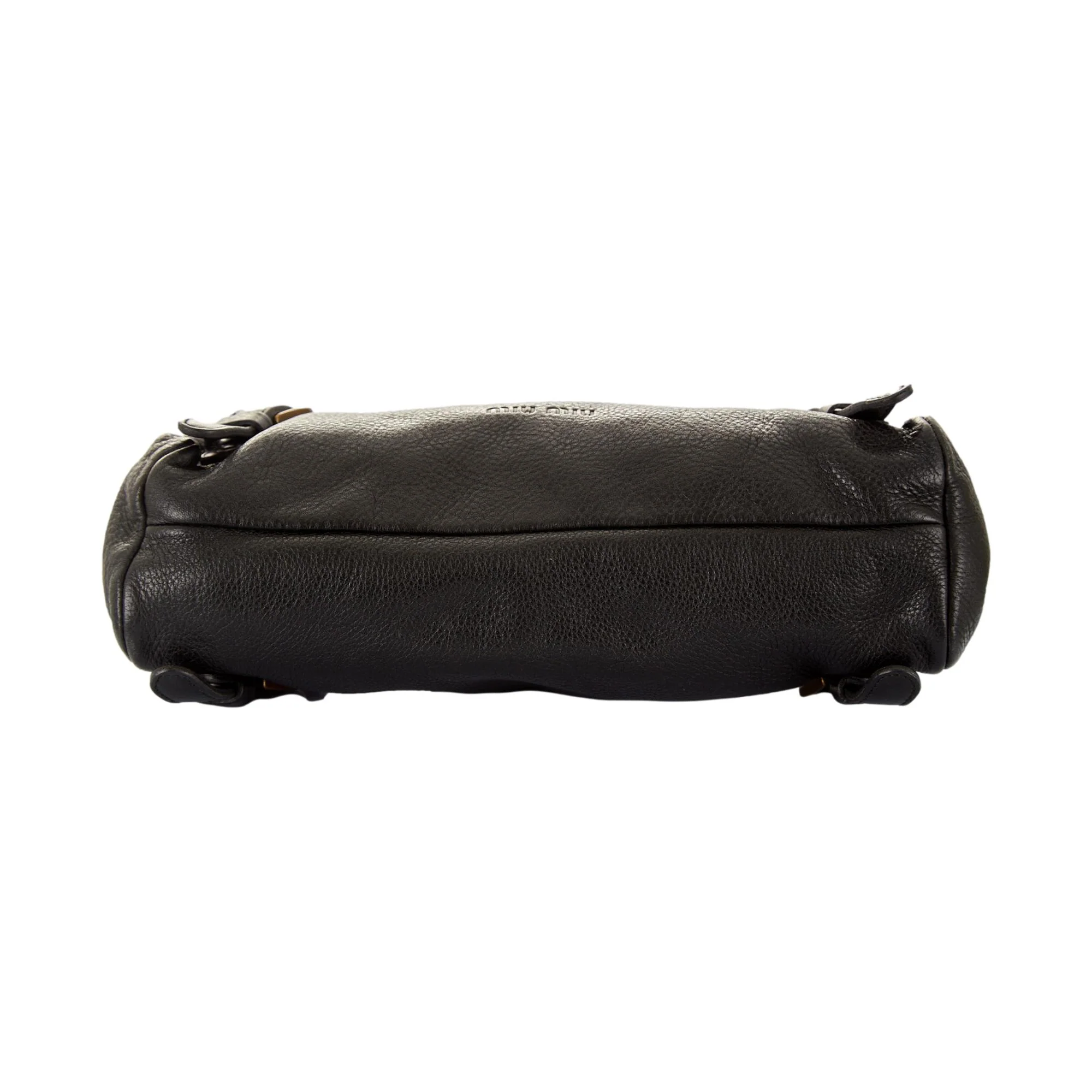 Miu Miu Black Leather Mini Shoulder Bag - Image 4