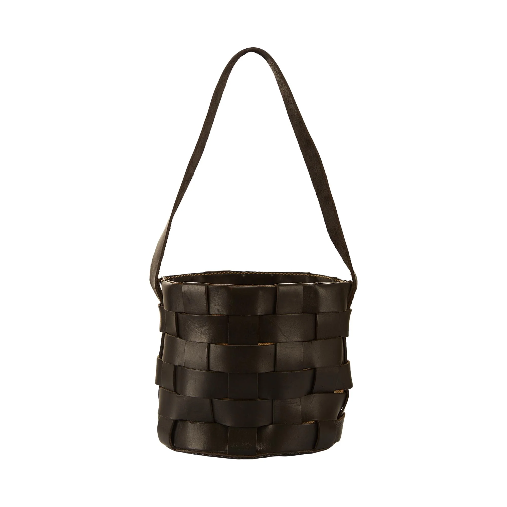 Miu Miu Black Woven Basket Bag - Image 2