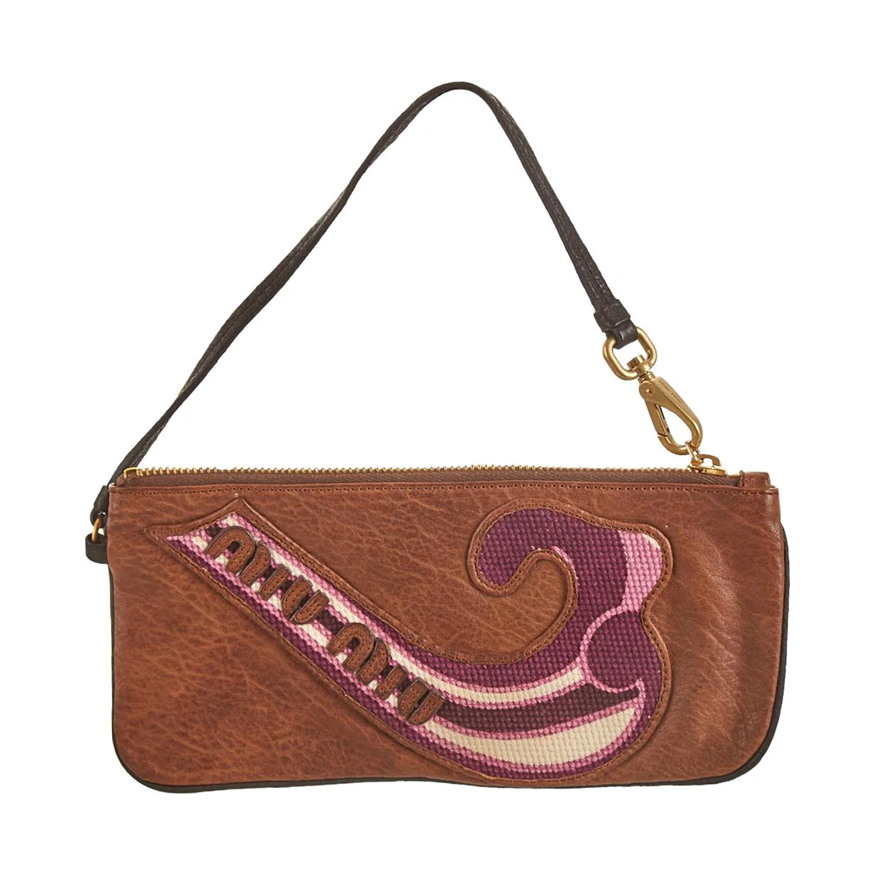 Miu Miu Brown Mini Shoulder Bag
