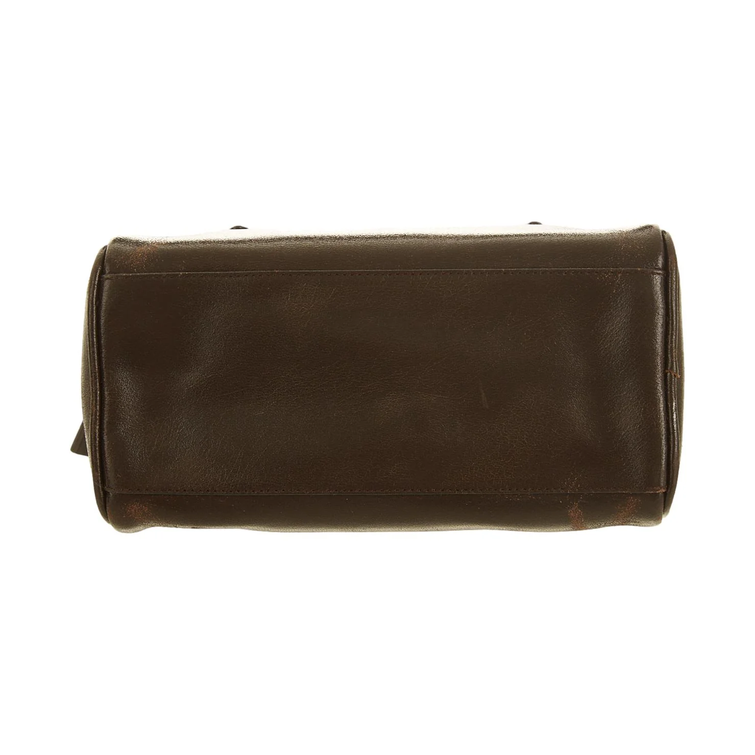 Miu Miu Brown Distressed Mini Top Handle Bag - Image 3
