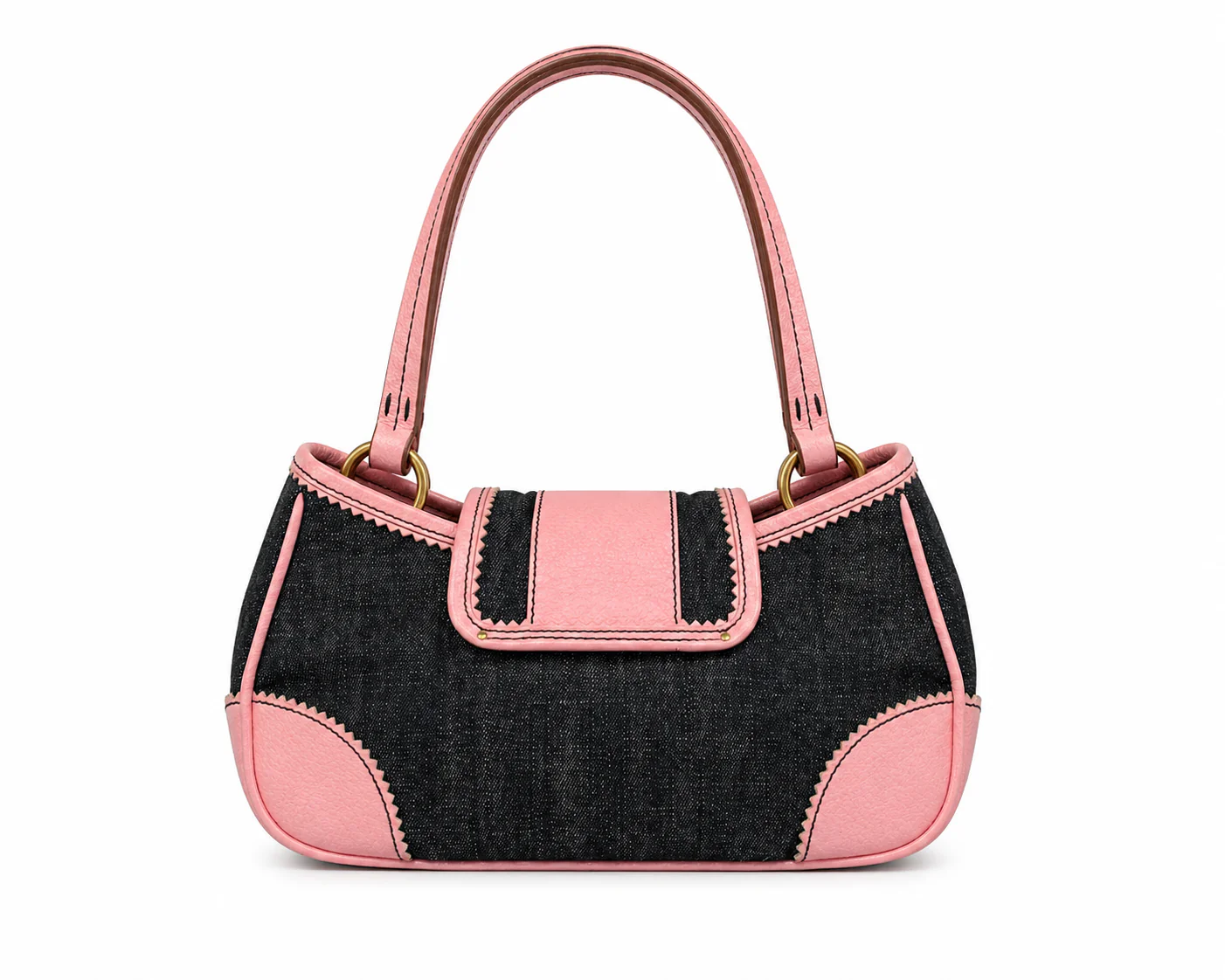 Miu Miu Denim/Pink Shoulder Bag - Image 2