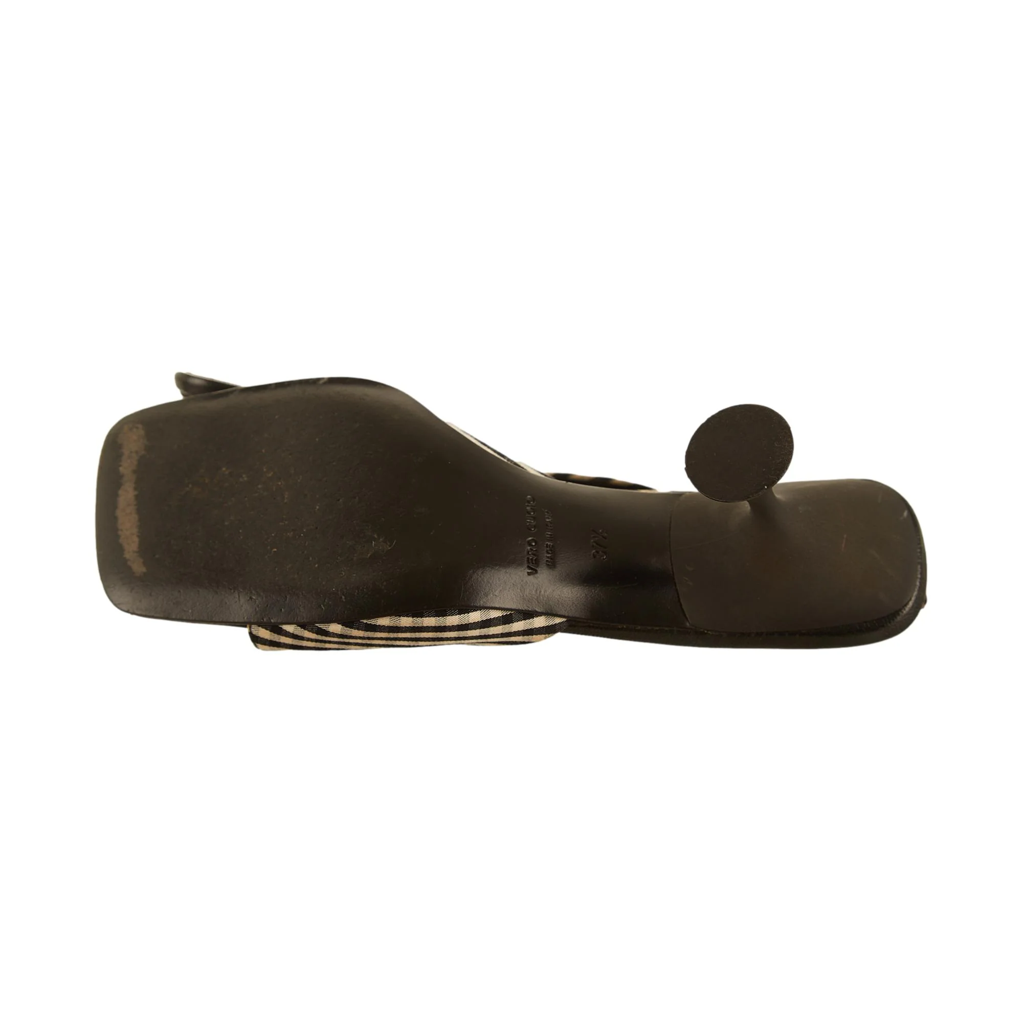 Miu Miu Gingham Kitten Heels - Image 4