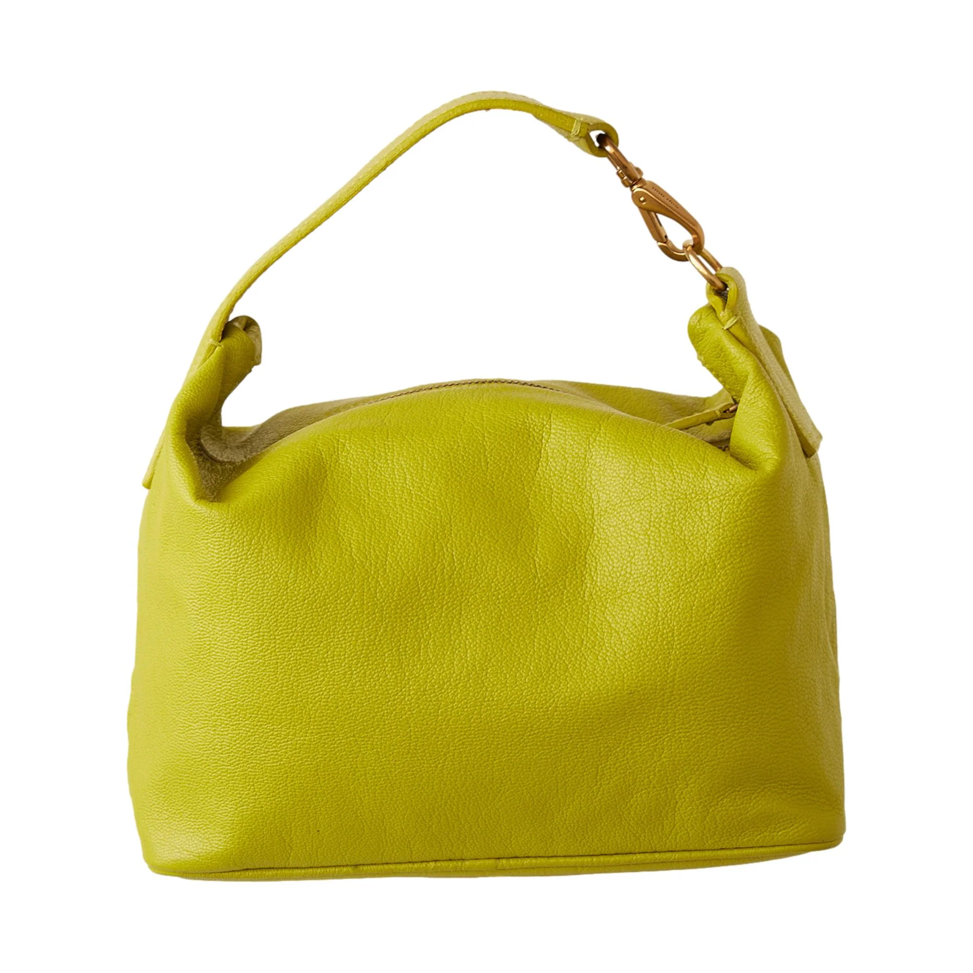 Miu Miu Lime Green Leather Mini Bag - Image 2