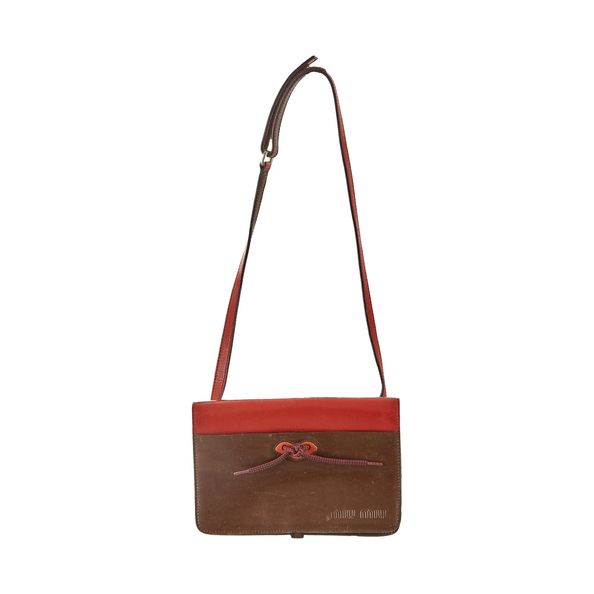 Miu Miu Red Mini Shoulder Bag - Image 2