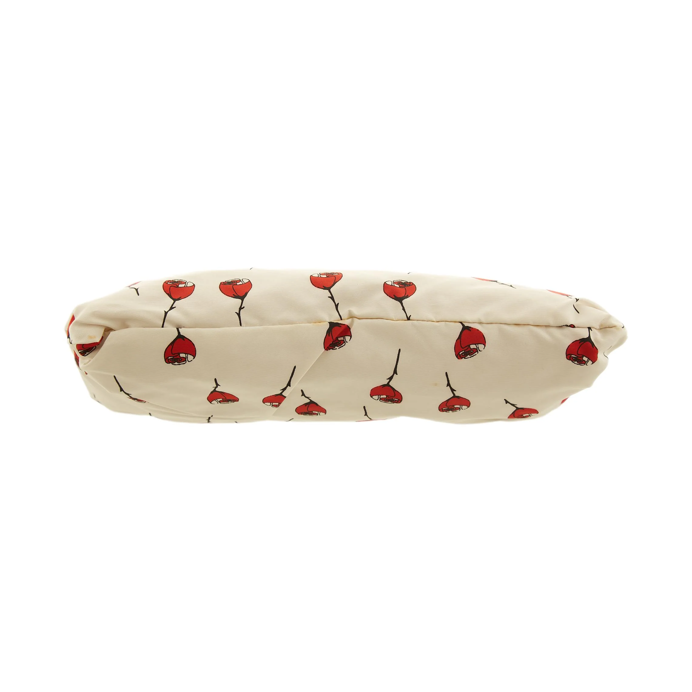 Miu Miu White Rose Print Top Handle Bag - Image 3