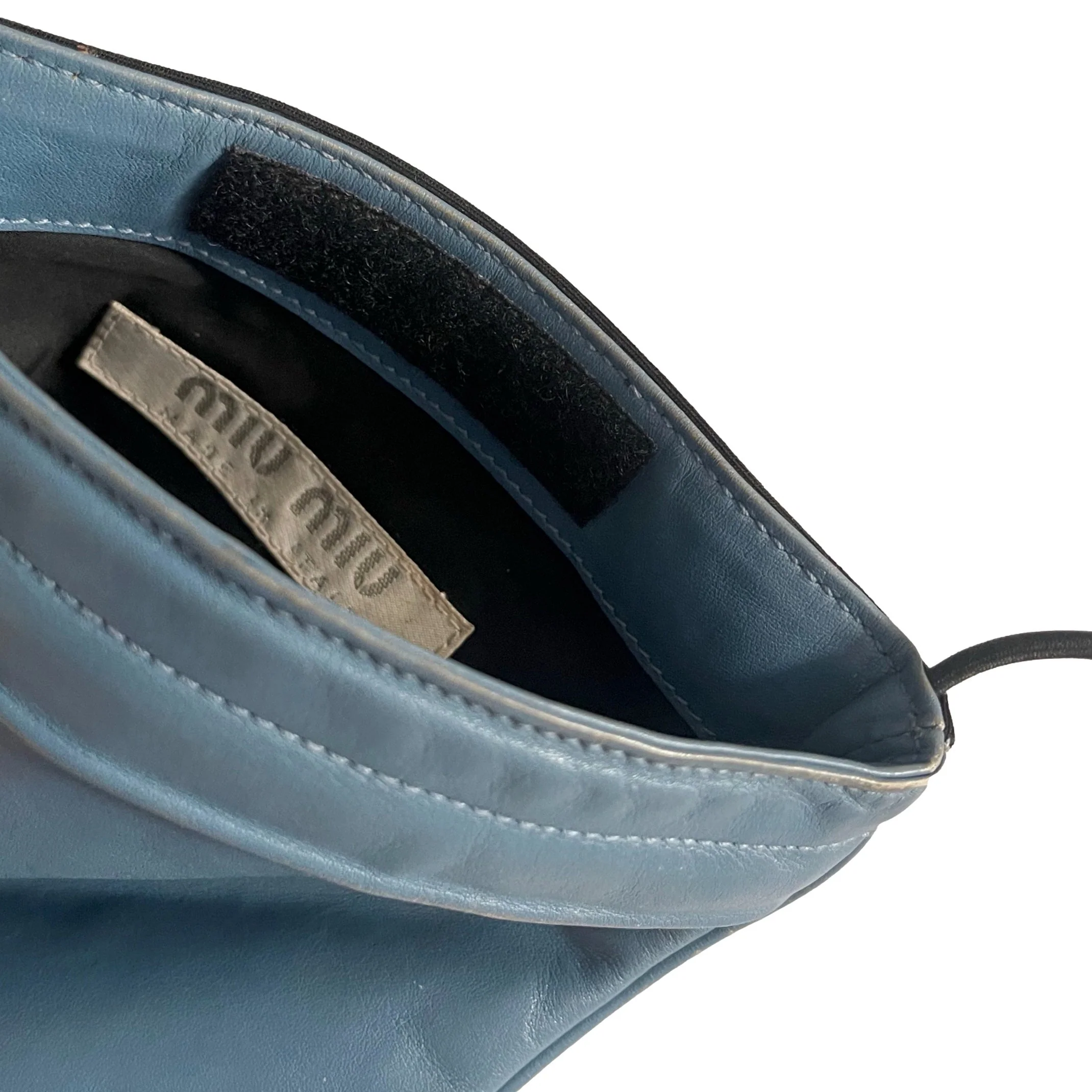 Miu Miu Blue Mini Sport Bag - Image 2