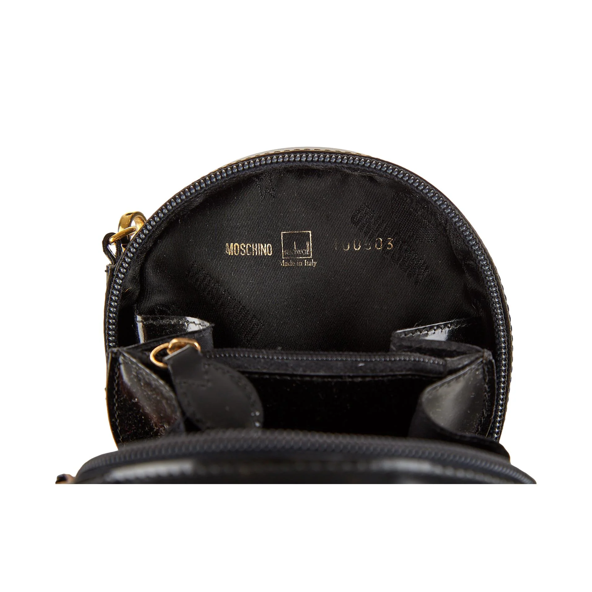 Moschino Black Heart Mini Shoulder Bag - Image 5
