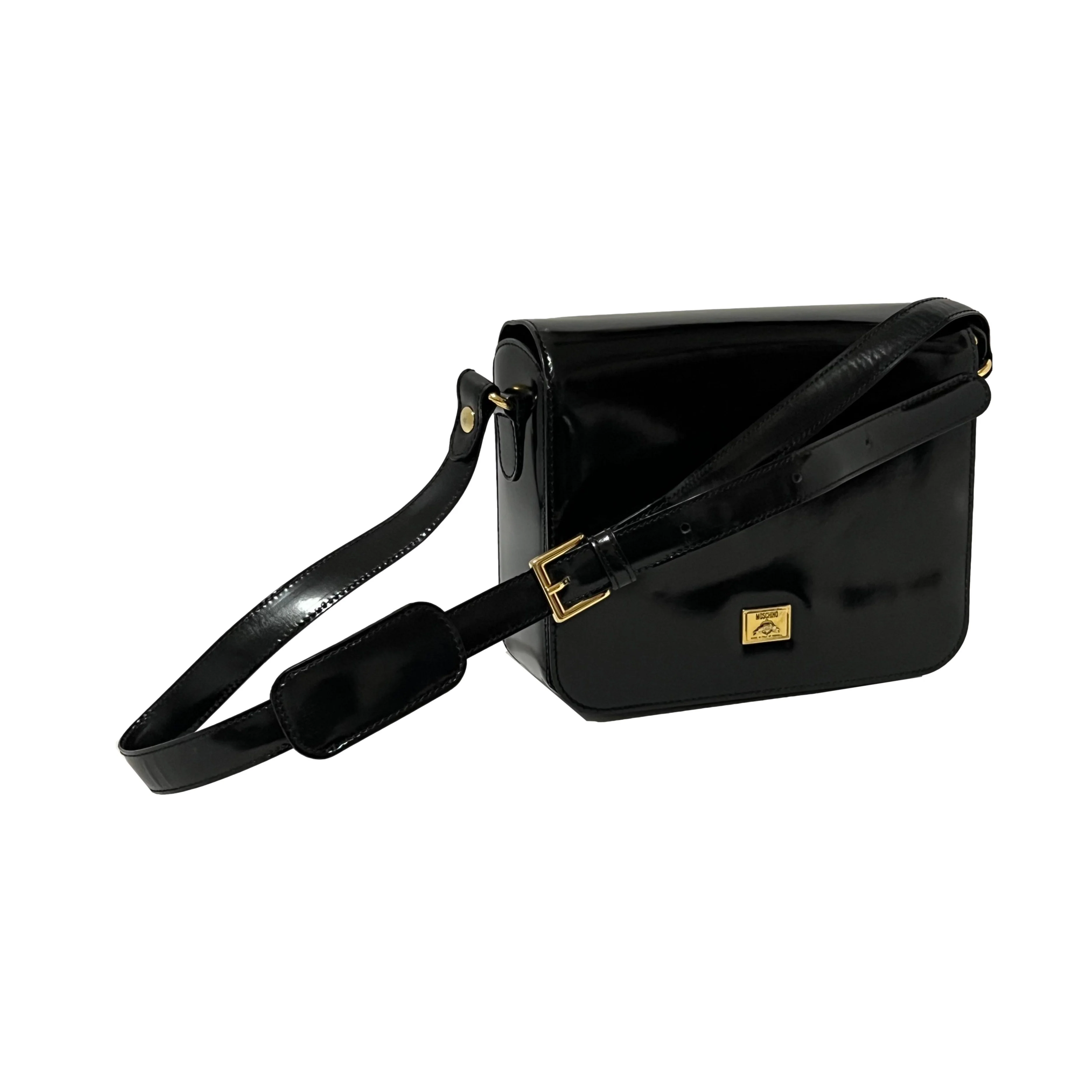 Moschino Black Heart Shoulder Bag - Image 2