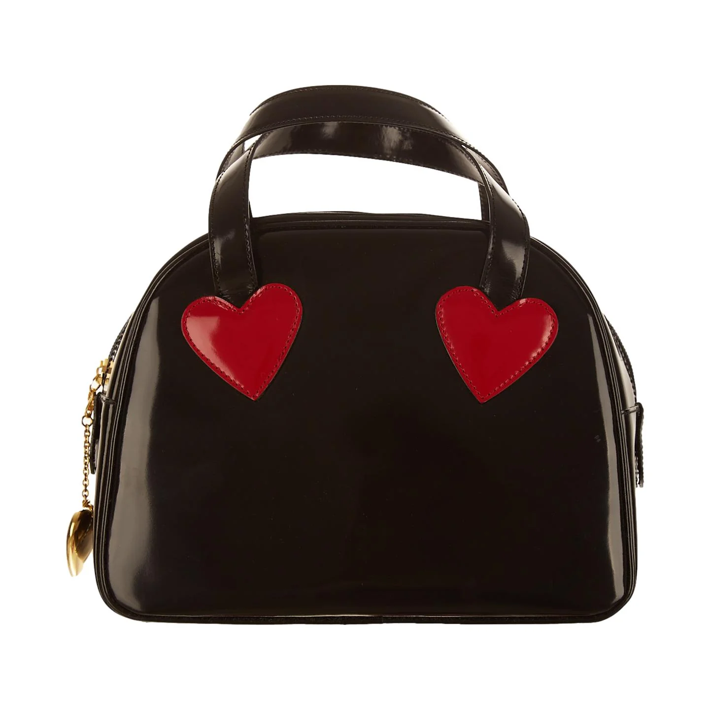 Moschino Black Heart Top Handle Bag - Image 2