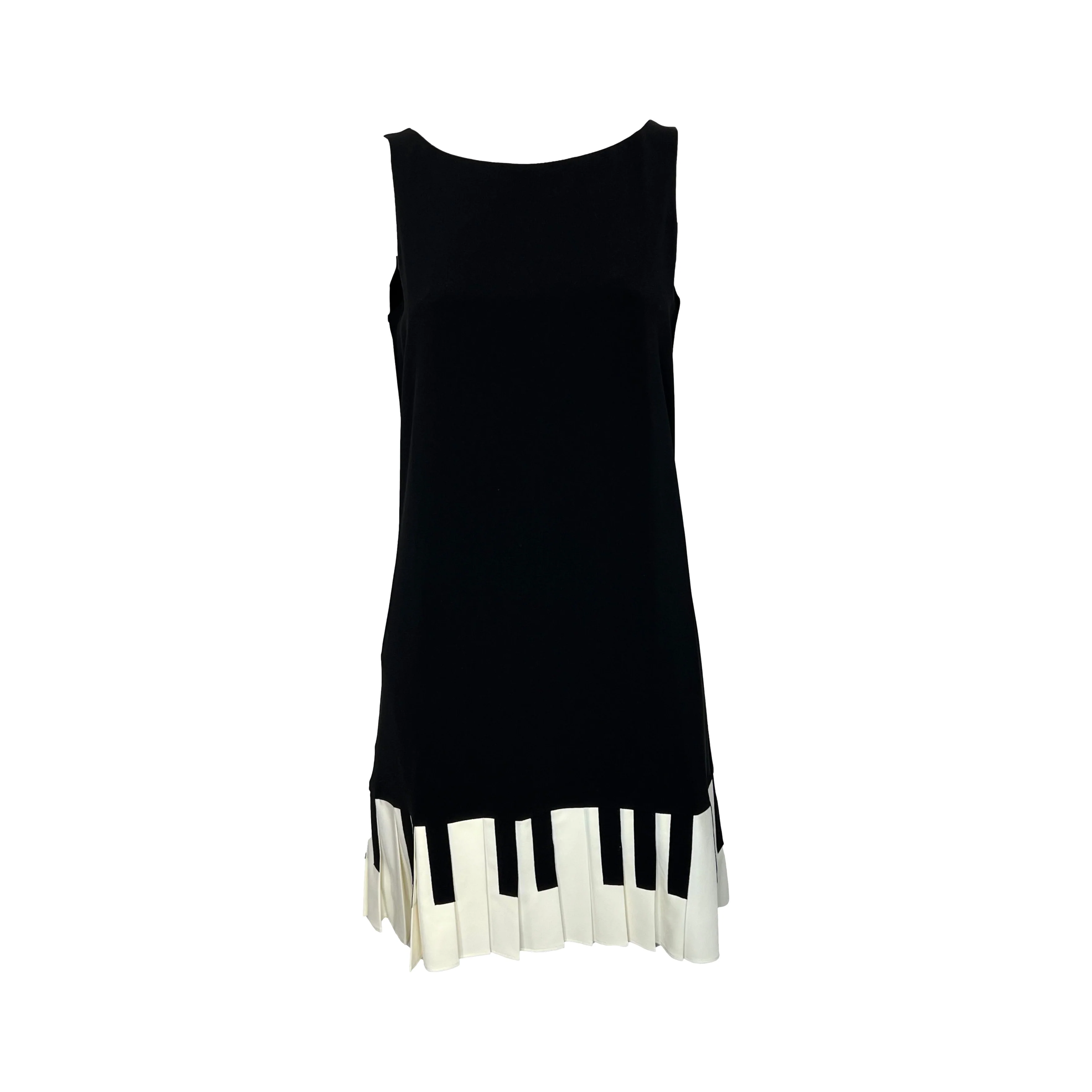 Moschino Black Piano Mini Dress