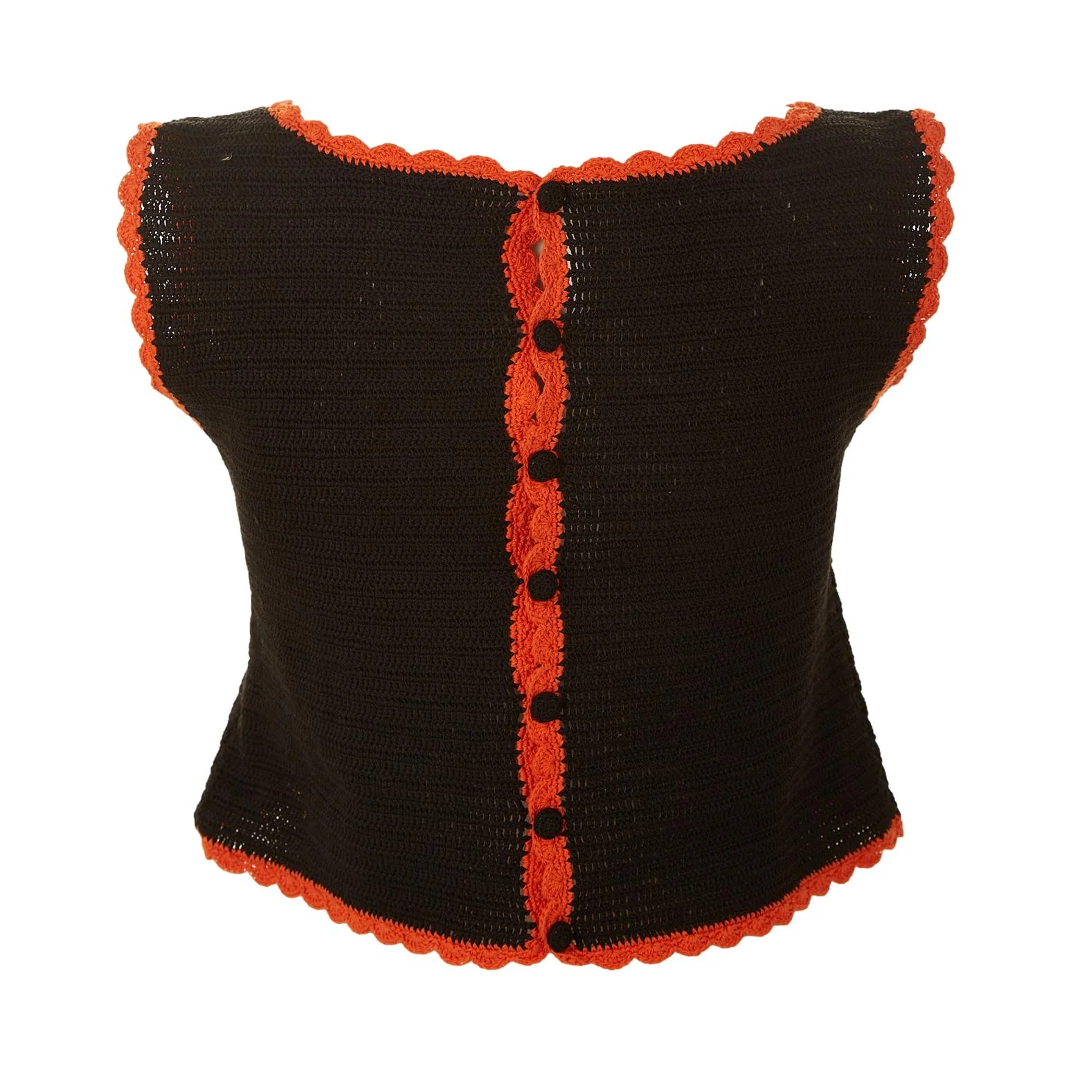 Moschino Smile Print Cropped Tank - Image 2