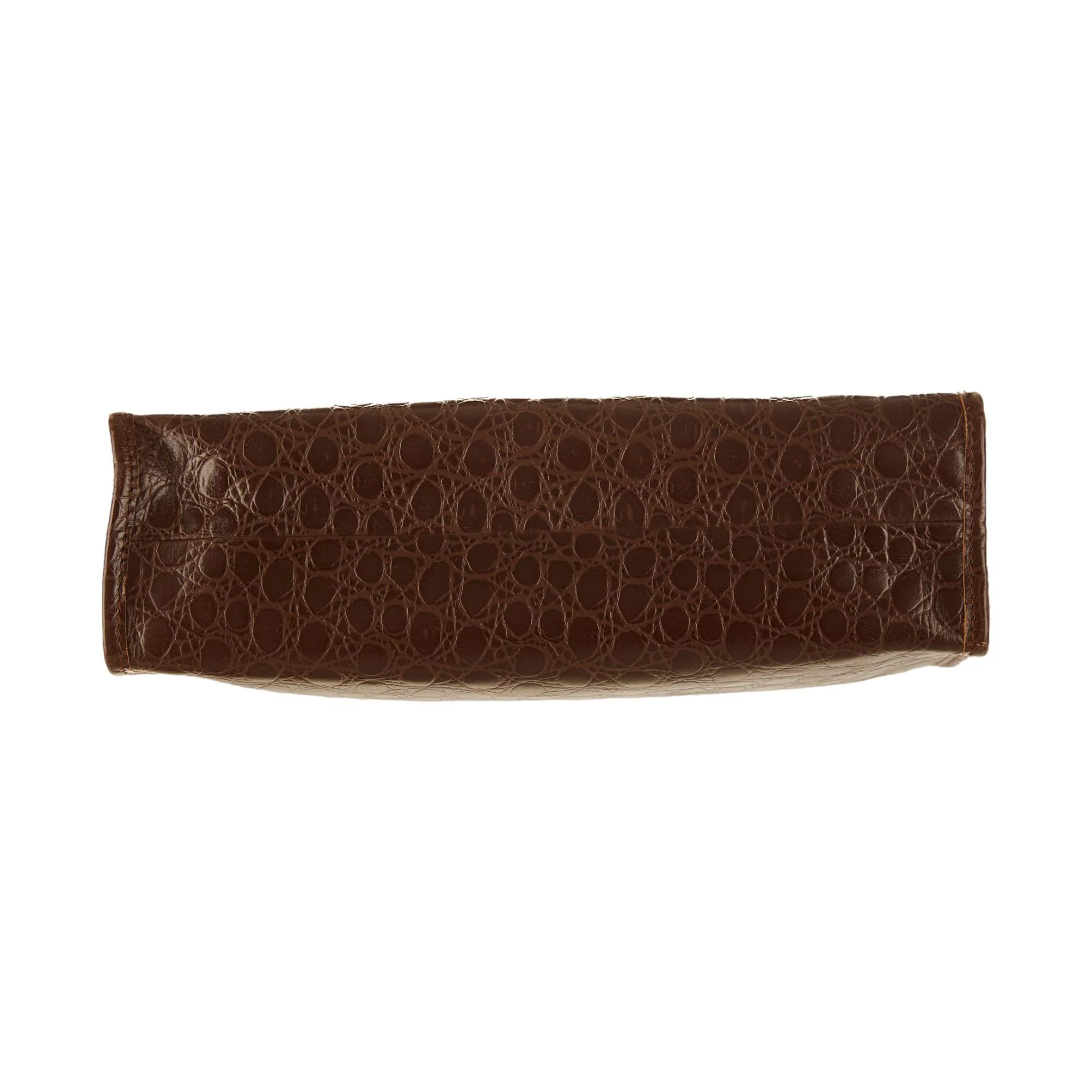 Moschino Brown Key Oversized Clutch - Image 3
