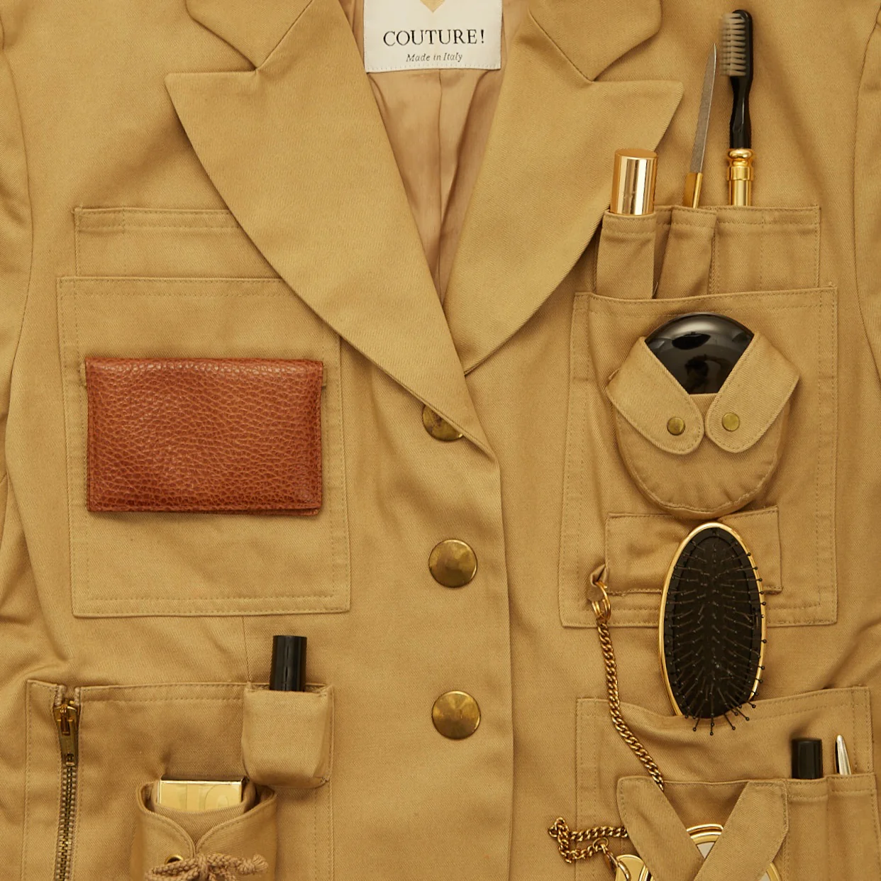 Moschino Canvas Survival Jacket + Accessories - Image 4