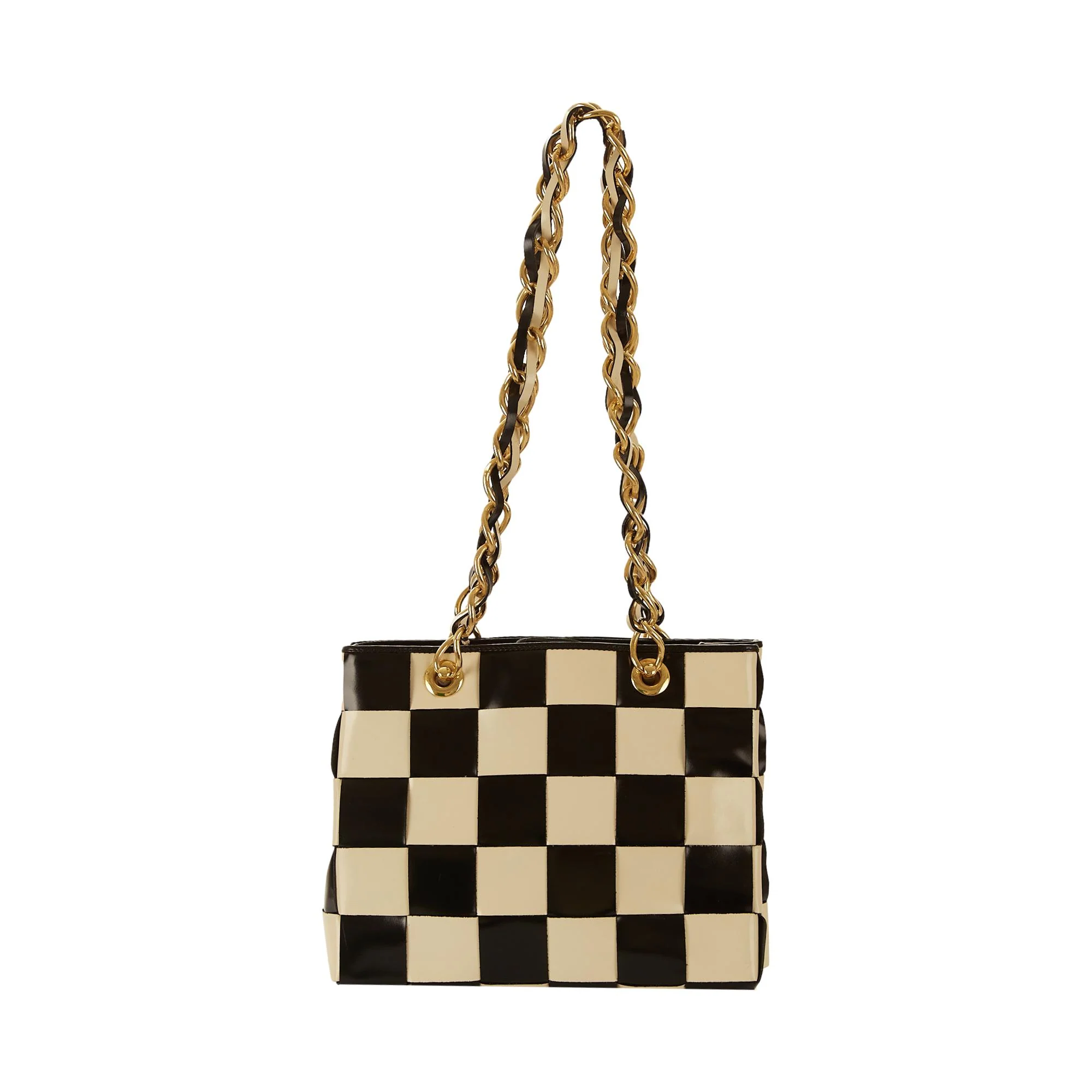 Moschino Checkerboard Shoulder Bag - Image 2