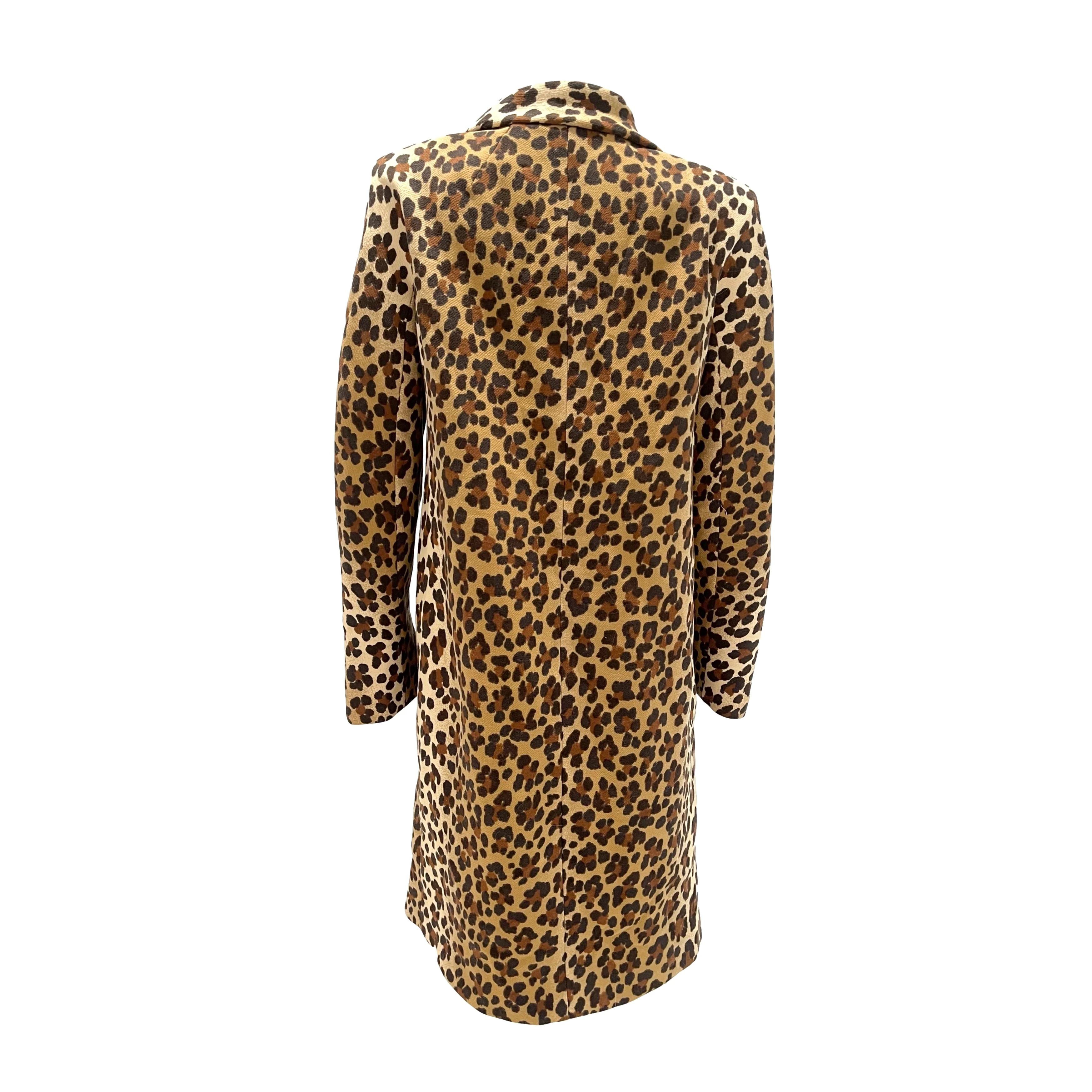 Moschino Cheetah Long Coat - Image 2