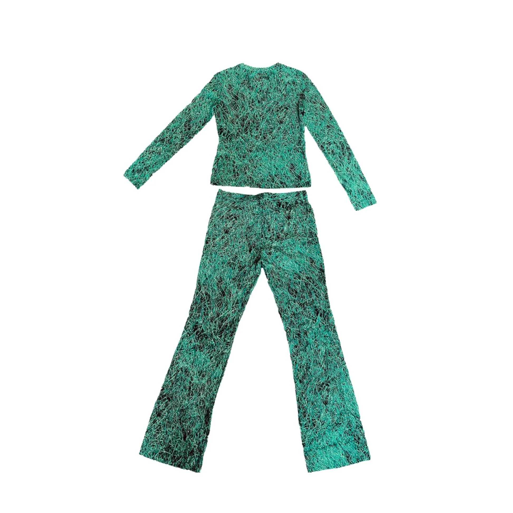 Moschino Green Grass Pant Set - Image 2